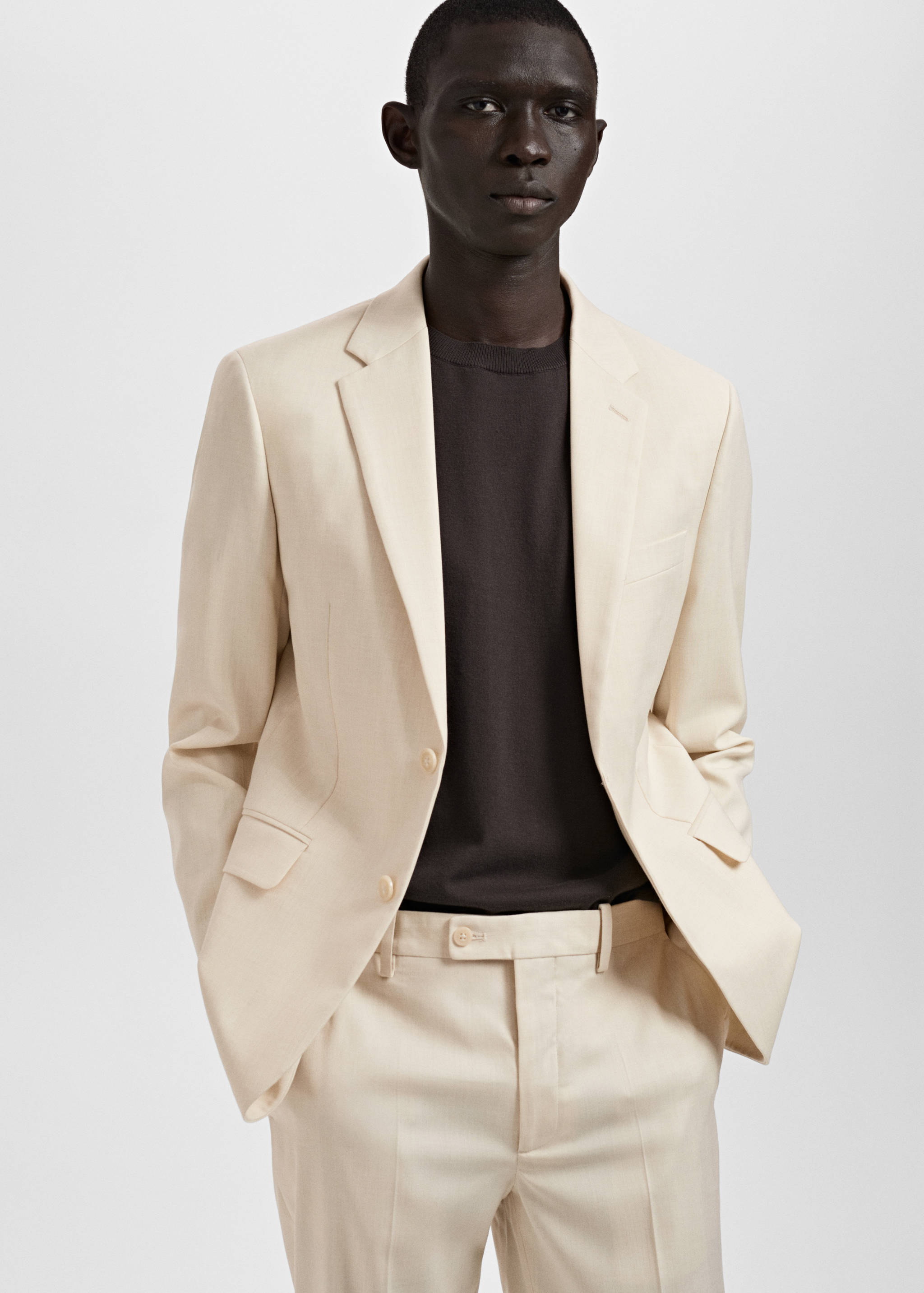 جاكيت بدلة بقصة ضيقة من ميلان - تفاصيل المنتج 6