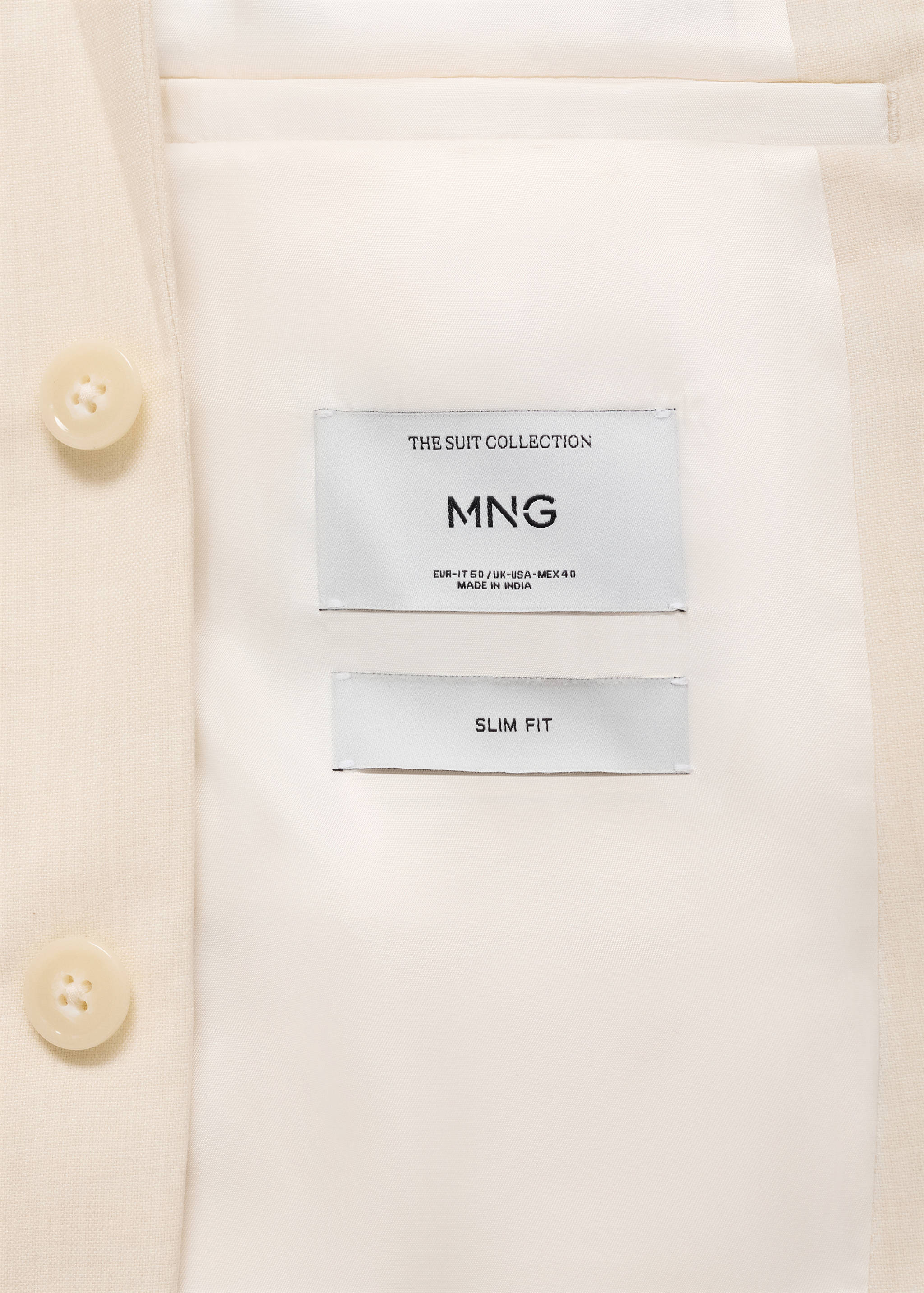 جاكيت بدلة بقصة ضيقة من ميلان - تفاصيل المنتج 0