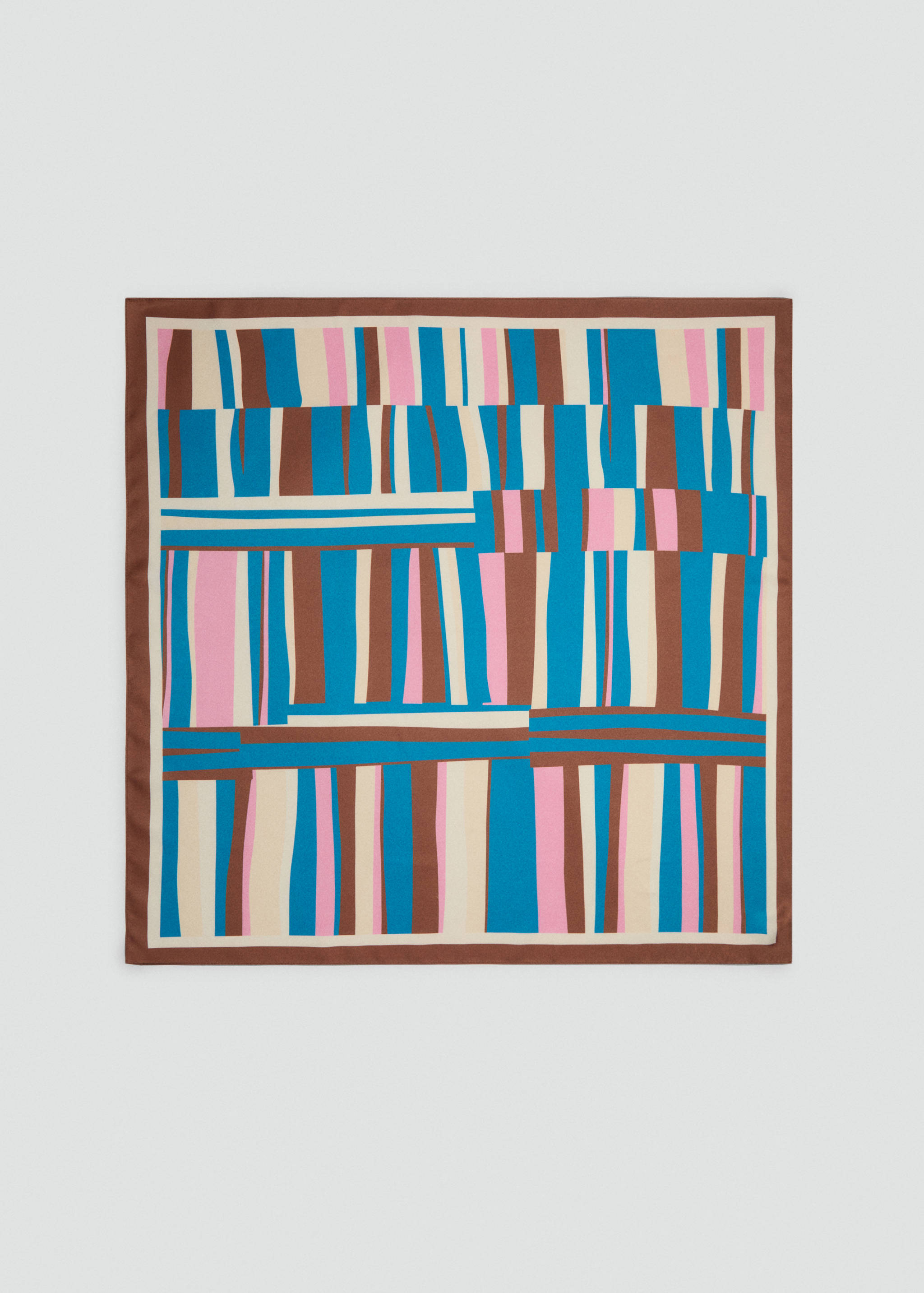 وشاح بطبعة خطوط مجردة - منتج دون نموذج