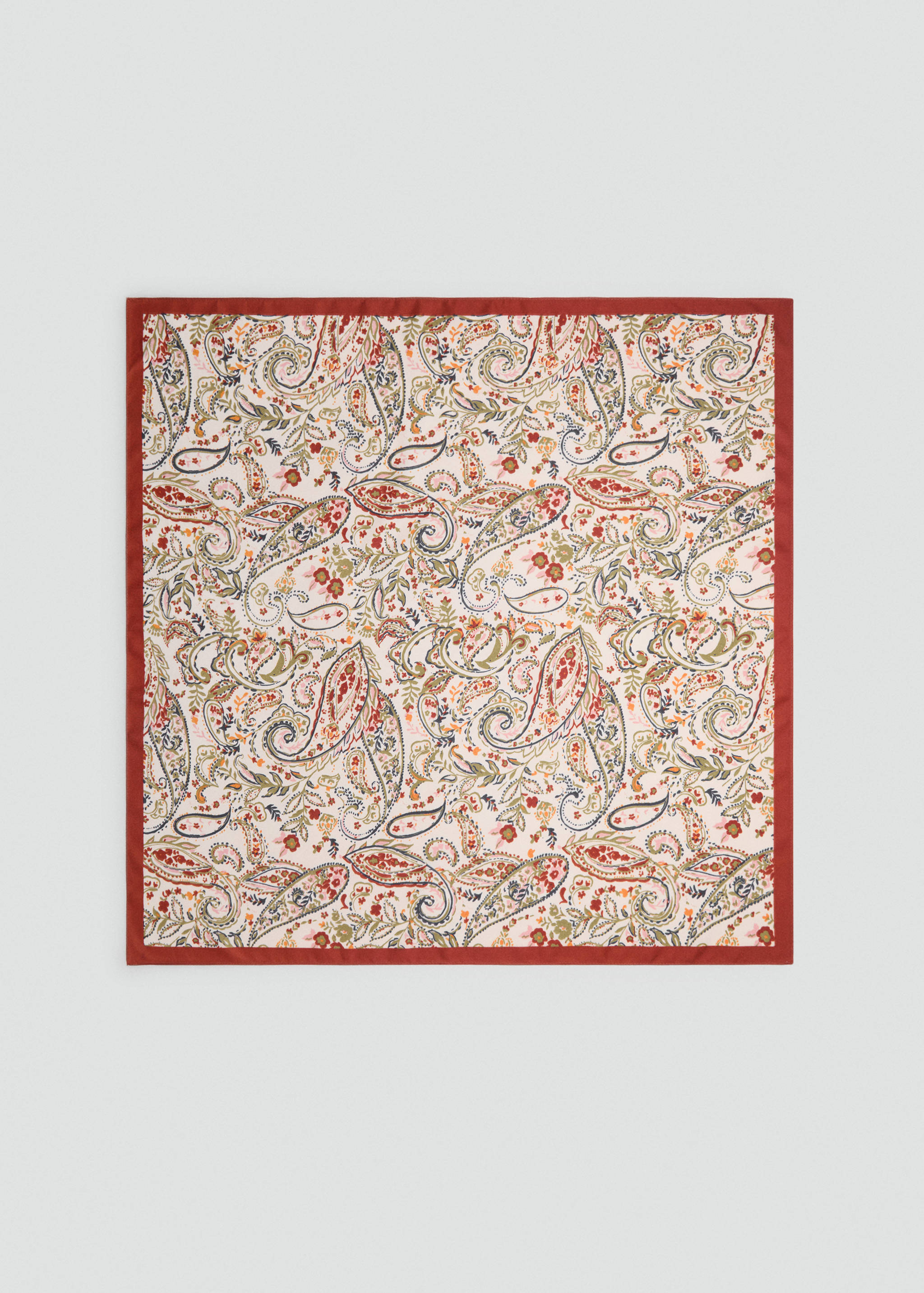 Pañuelo satinado paisley - Artículo sin modelo