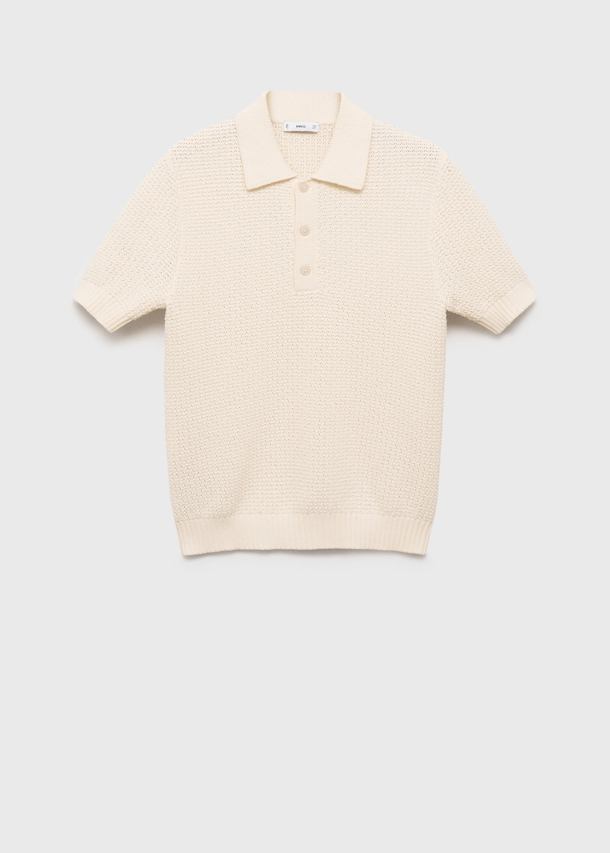 Polo punto algodón calado - Artículo sin modelo