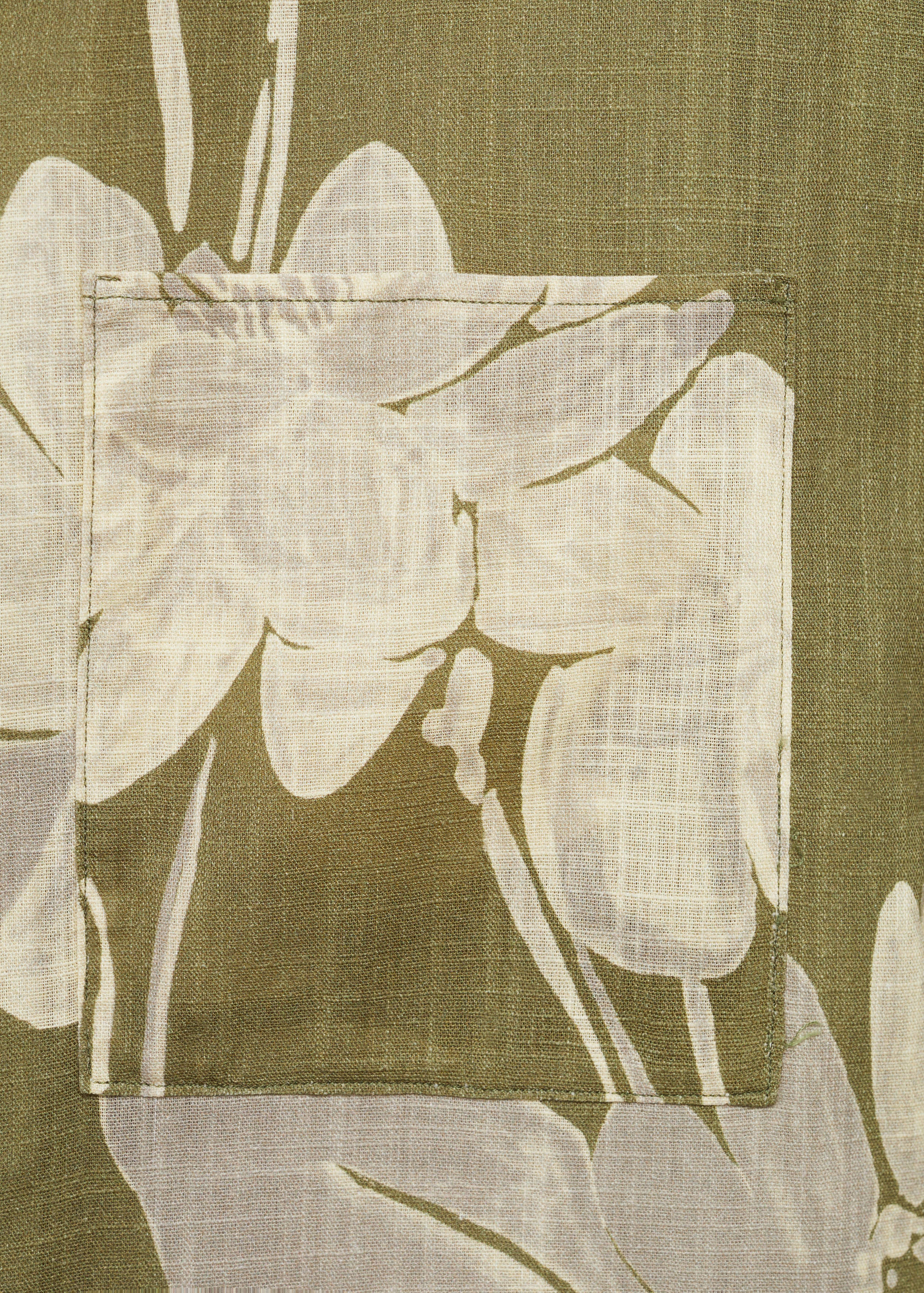 Chemise en coton imprimé fleuri - Détail de l'article 8