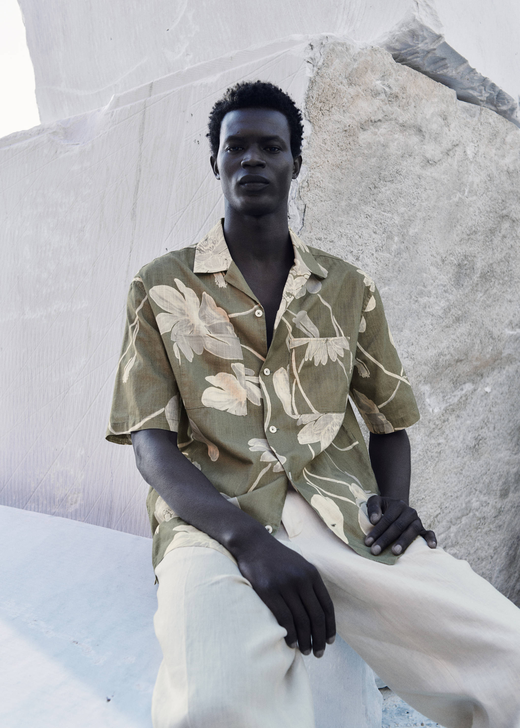 Chemise en coton imprimé fleuri - Détail de l'article 3