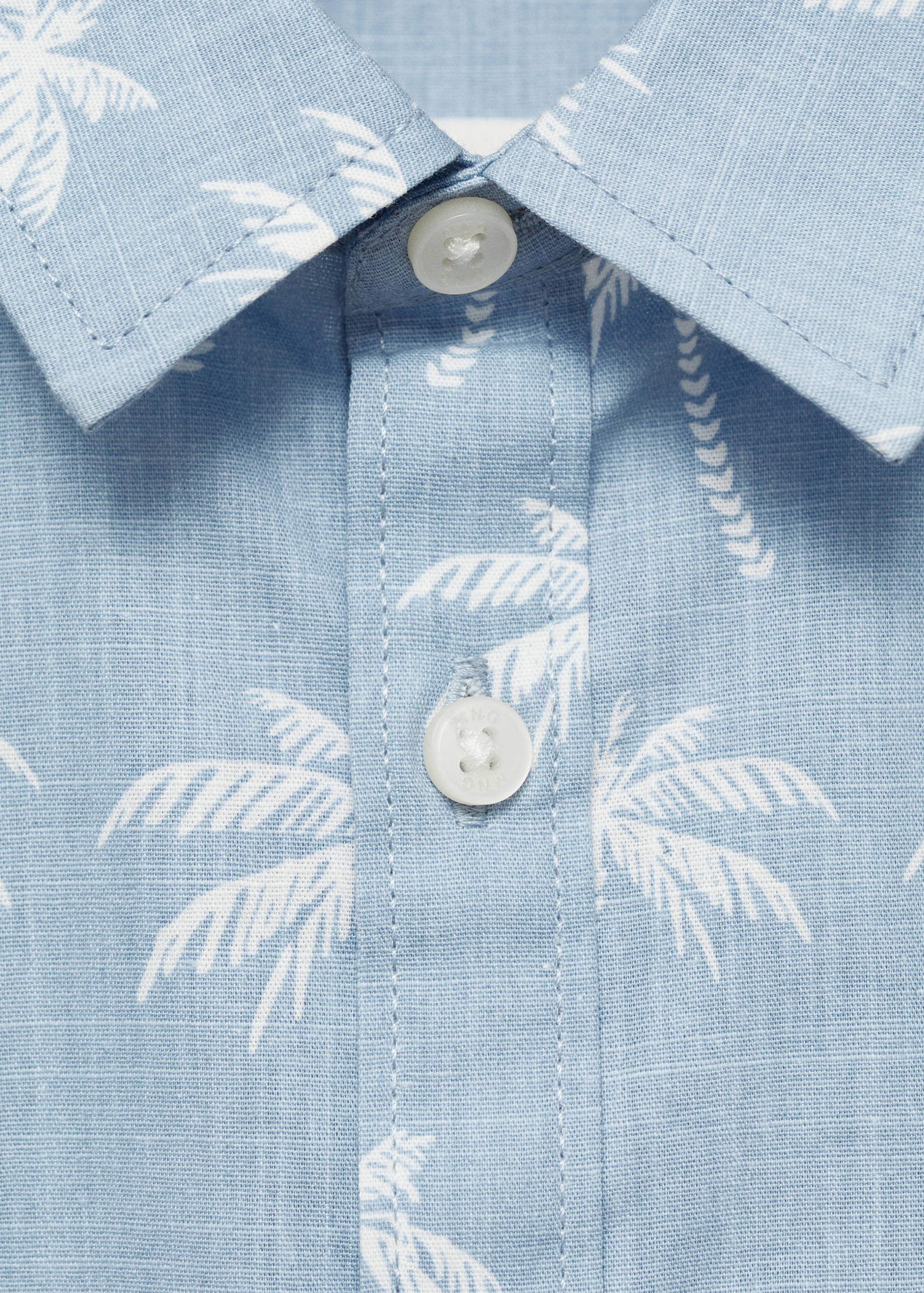 Camisa algodón estampado palmeras - Detalle del artículo 8