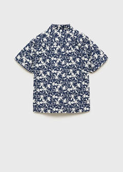 Tropical print shirt — Dark Navy 6