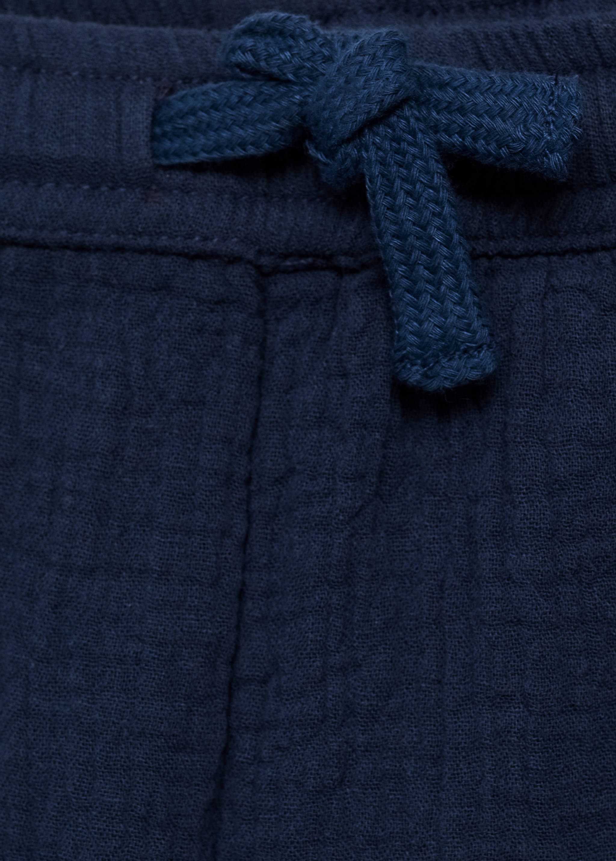 Straight-fit cotton trousers - Details of the article 8