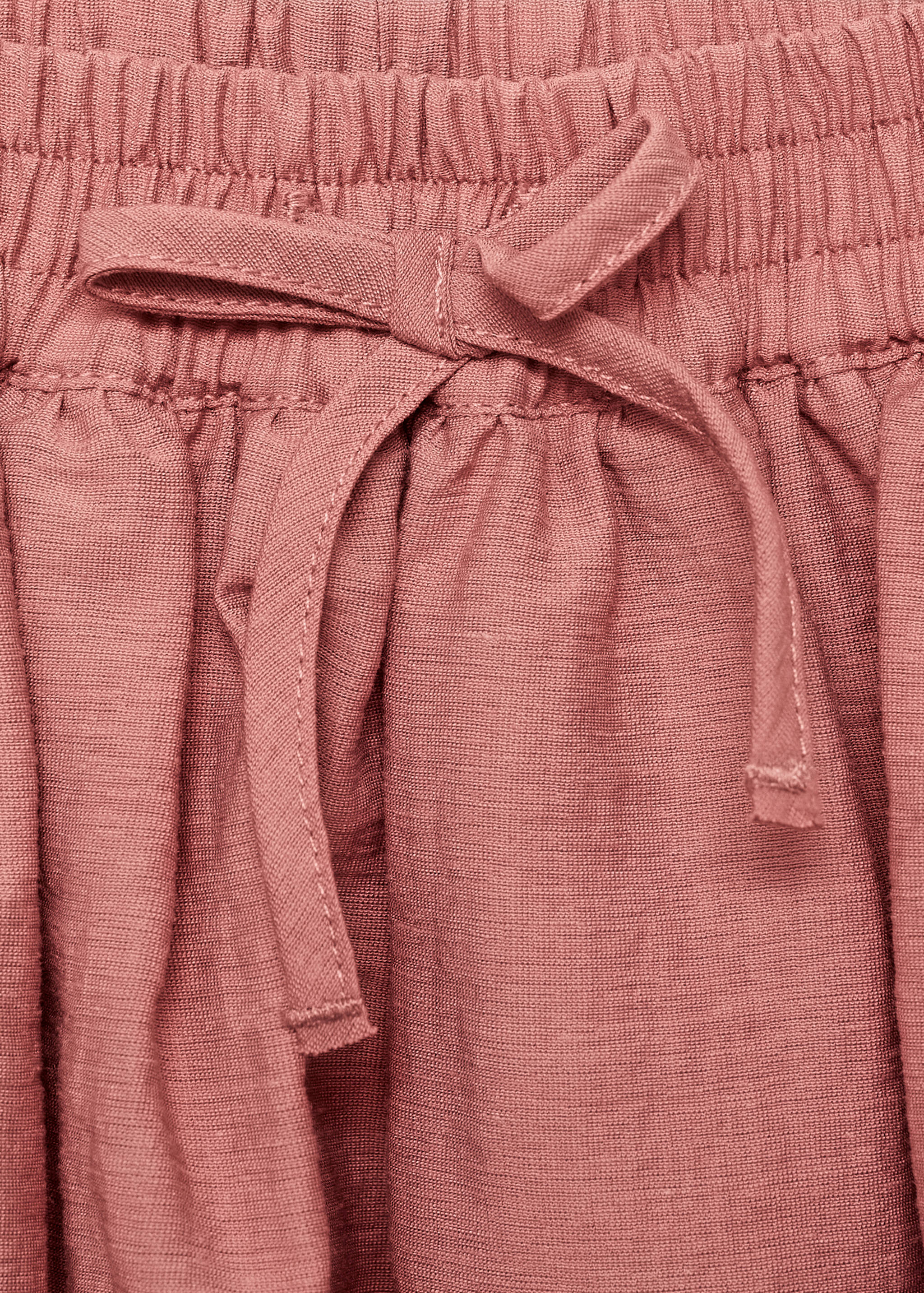 Linen skirt with elastic waist - Details of the article 8
