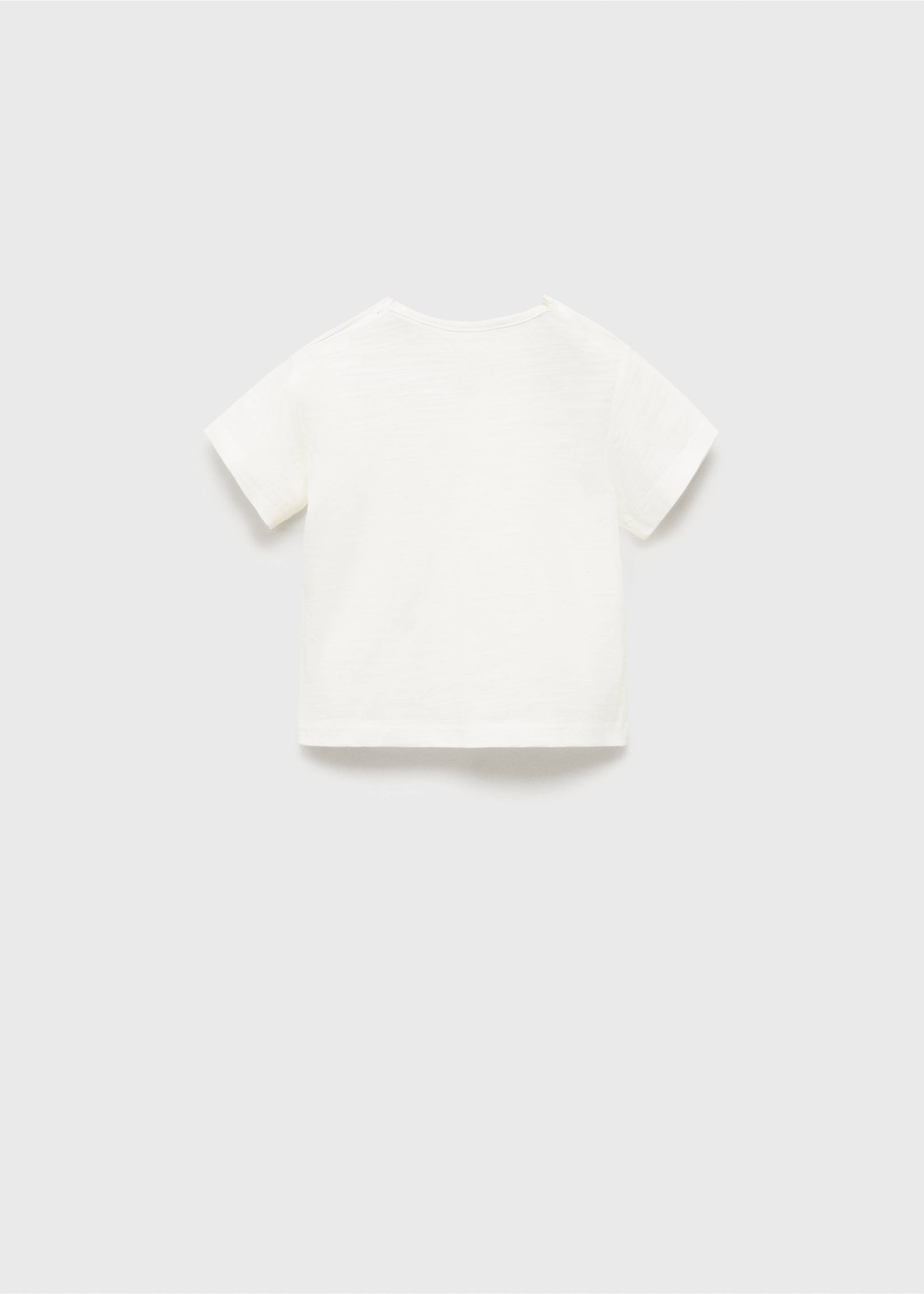 Print T-shirt - Reverse of the article, Off White. Ref: 87035947-00.
