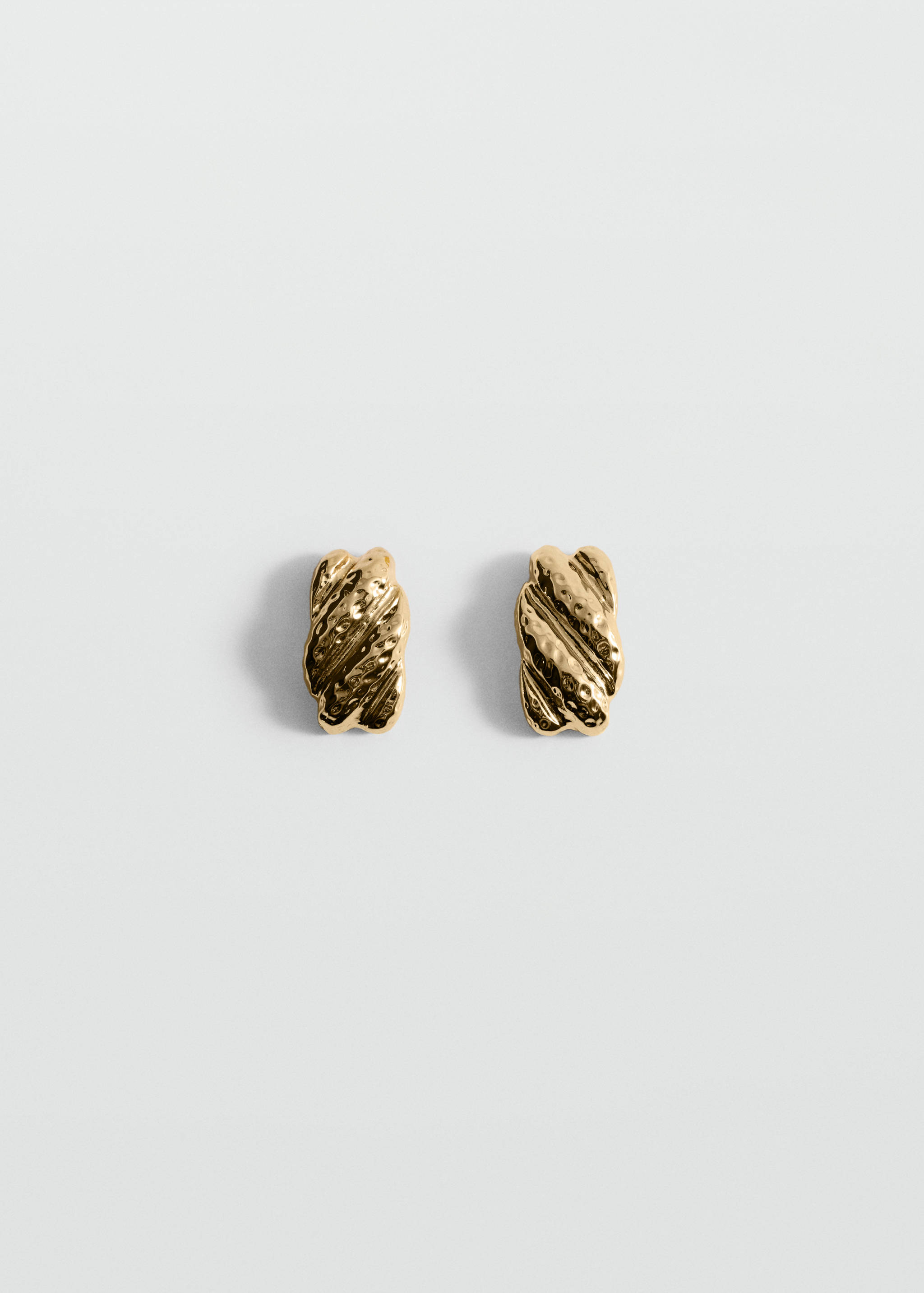 Textured-relief earrings - Article without model