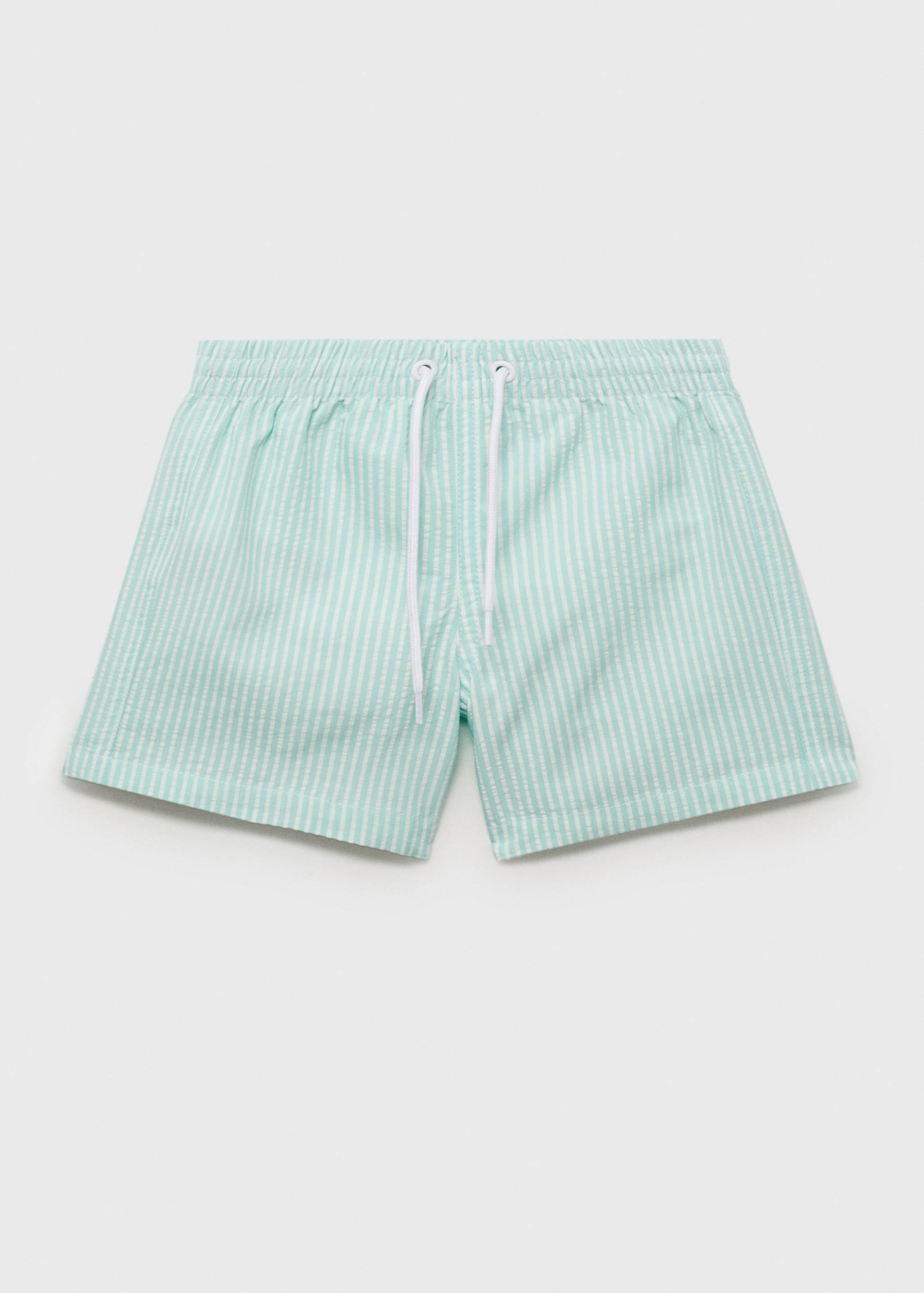 Striped drawstring swimsuit - Details of the article 2