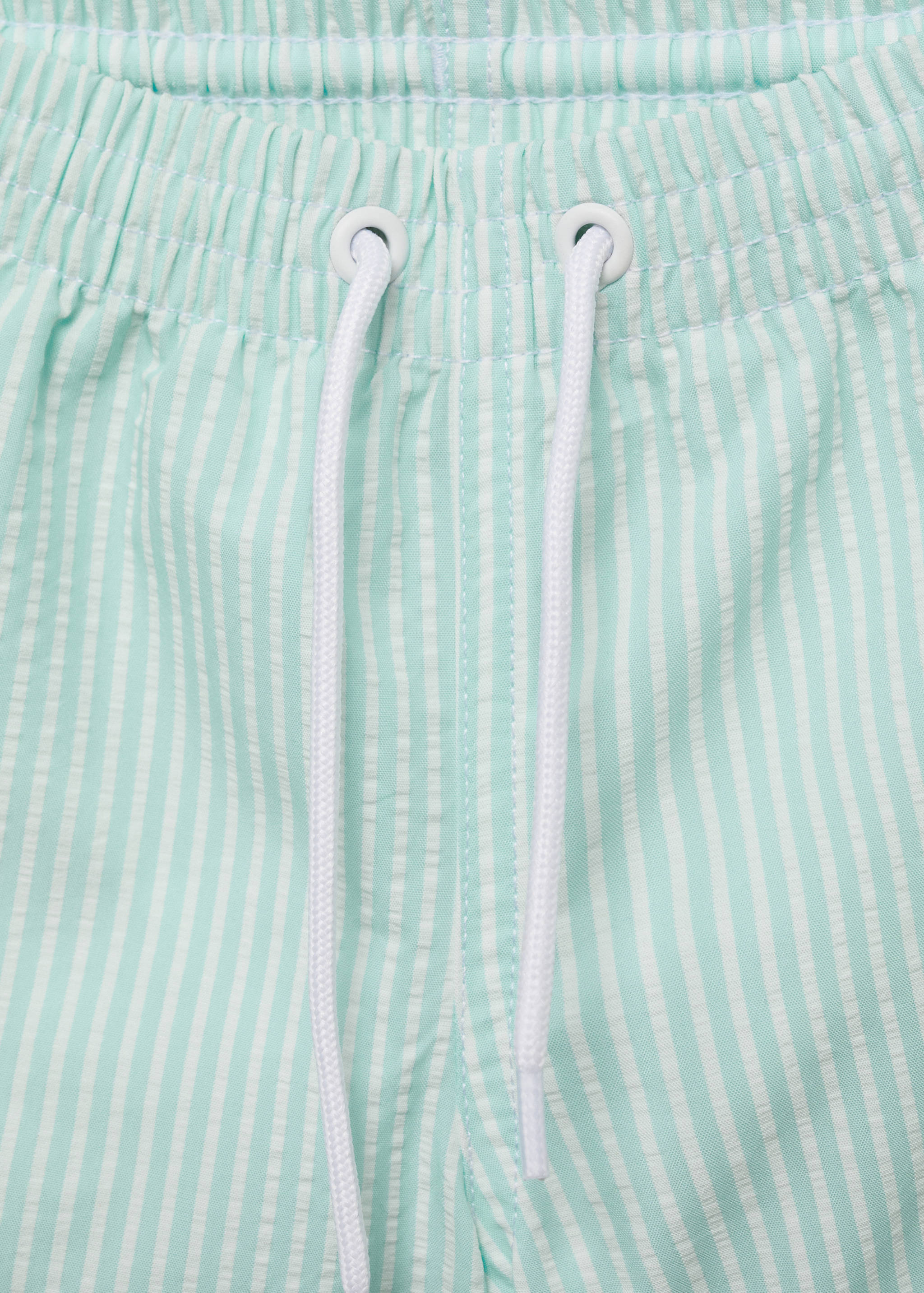 Striped drawstring swimsuit - Details of the article 8