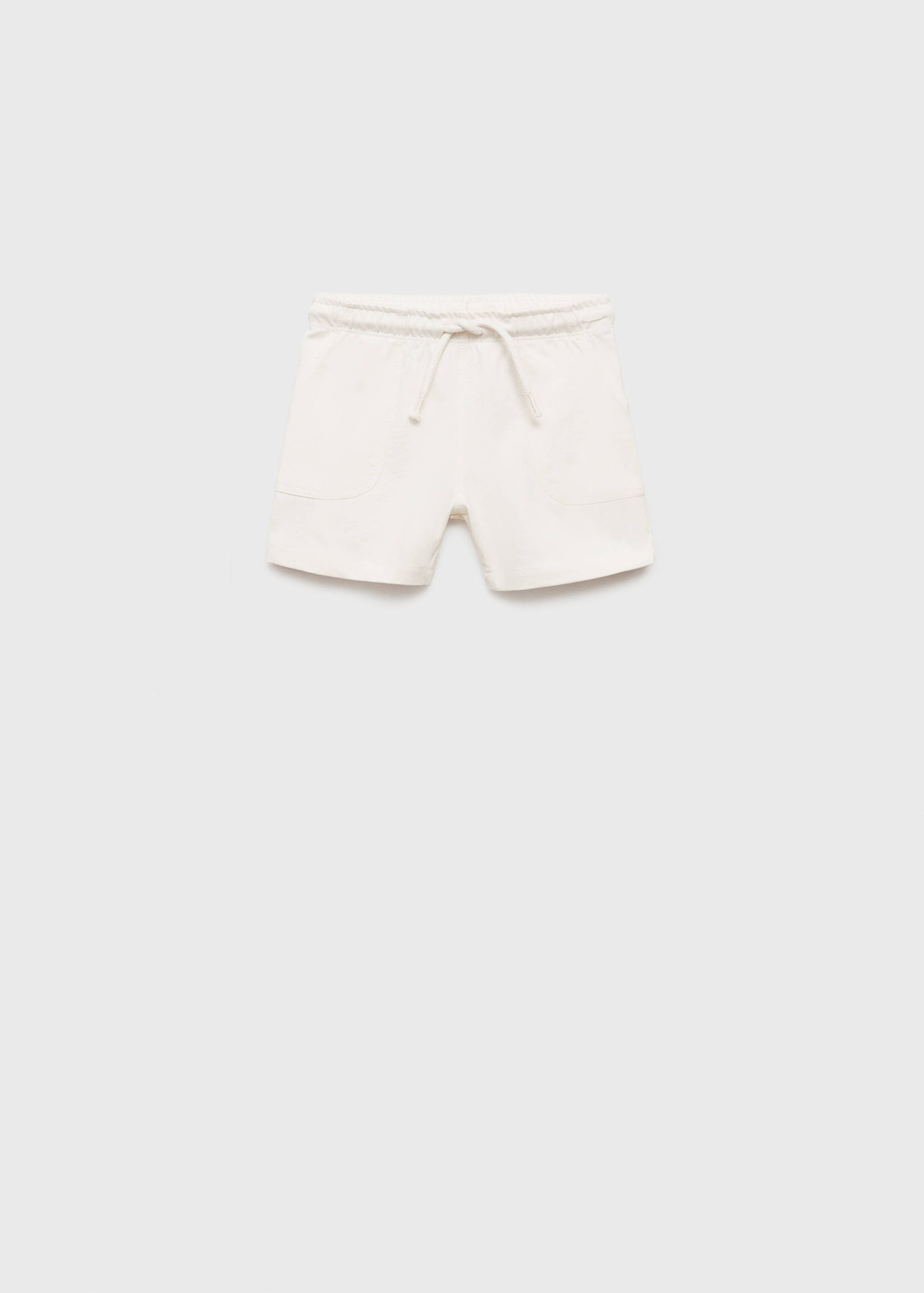 Cotton shorts with drawstring - Article without model