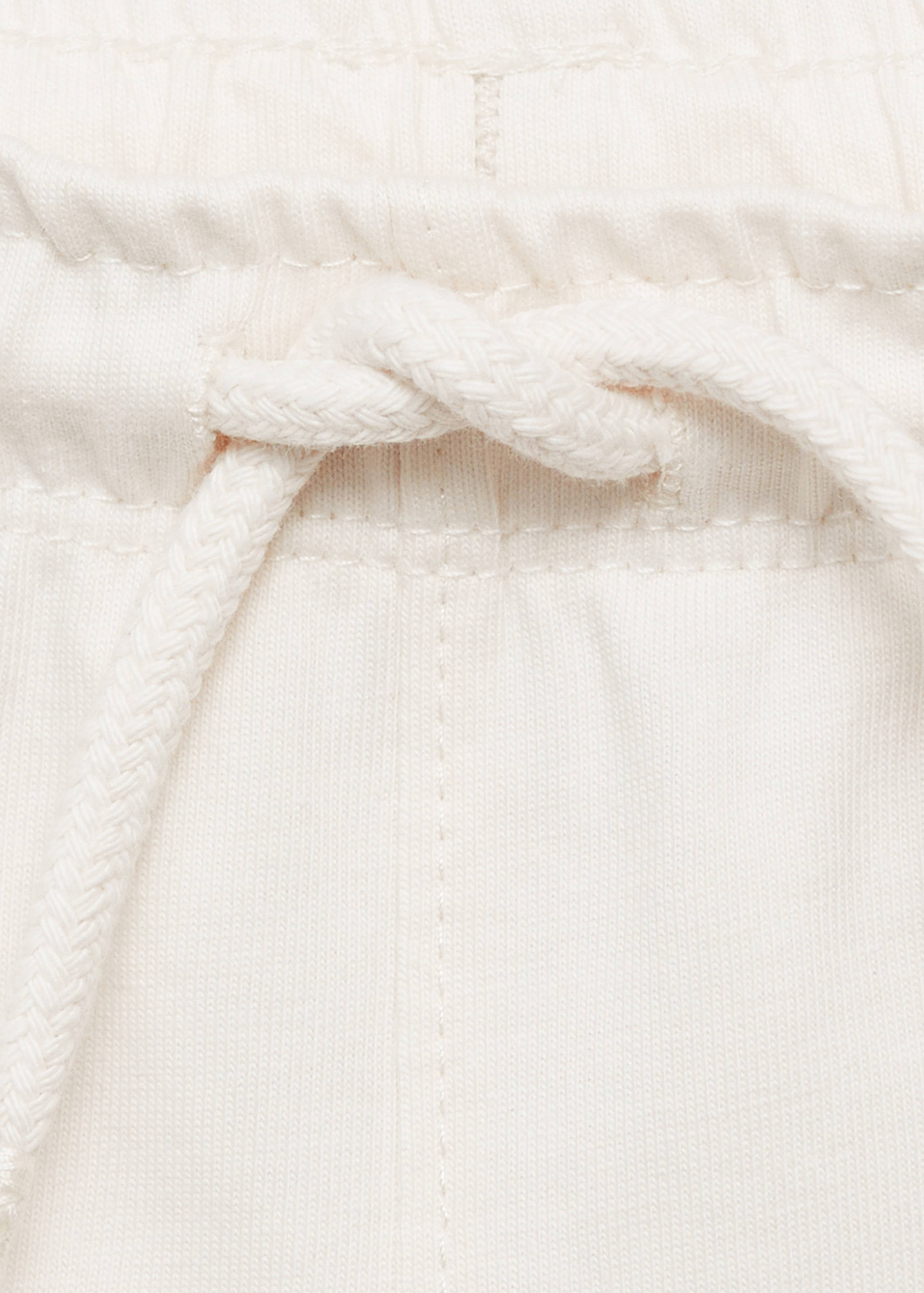Cotton shorts with drawstring - Details of the article 0