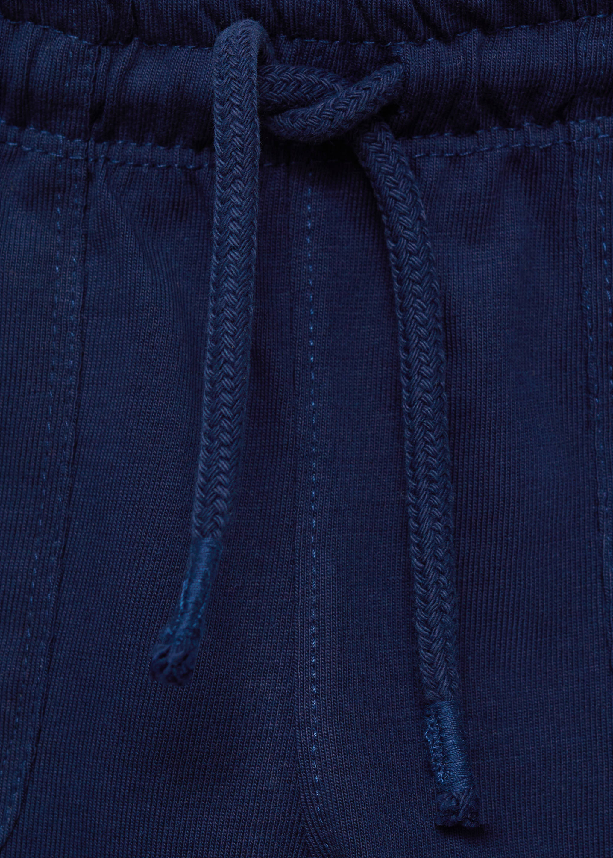 Cotton shorts with drawstring - Details of the article 8