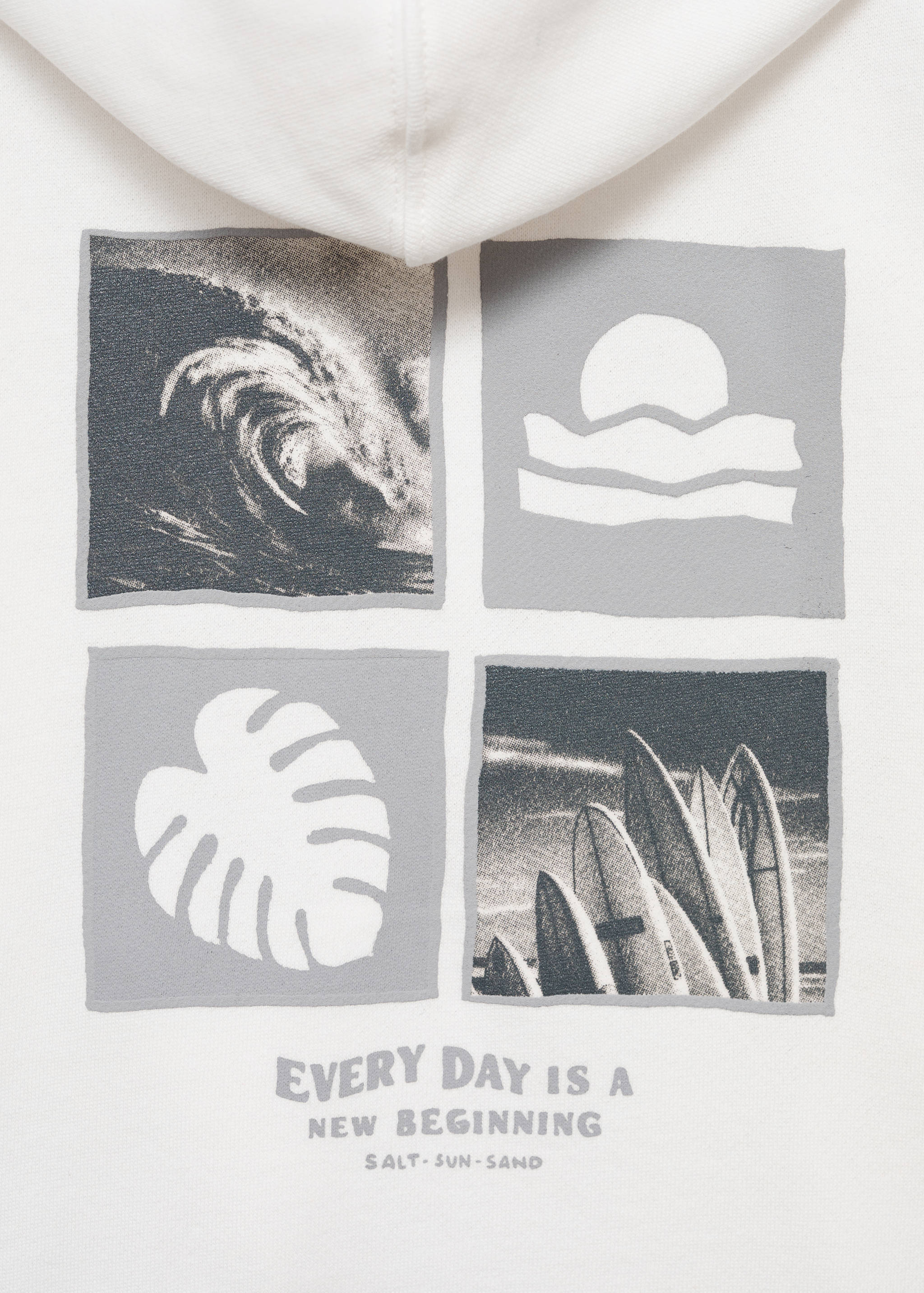 Sweat-shirt coton message imprimé - Détail de l'article 8