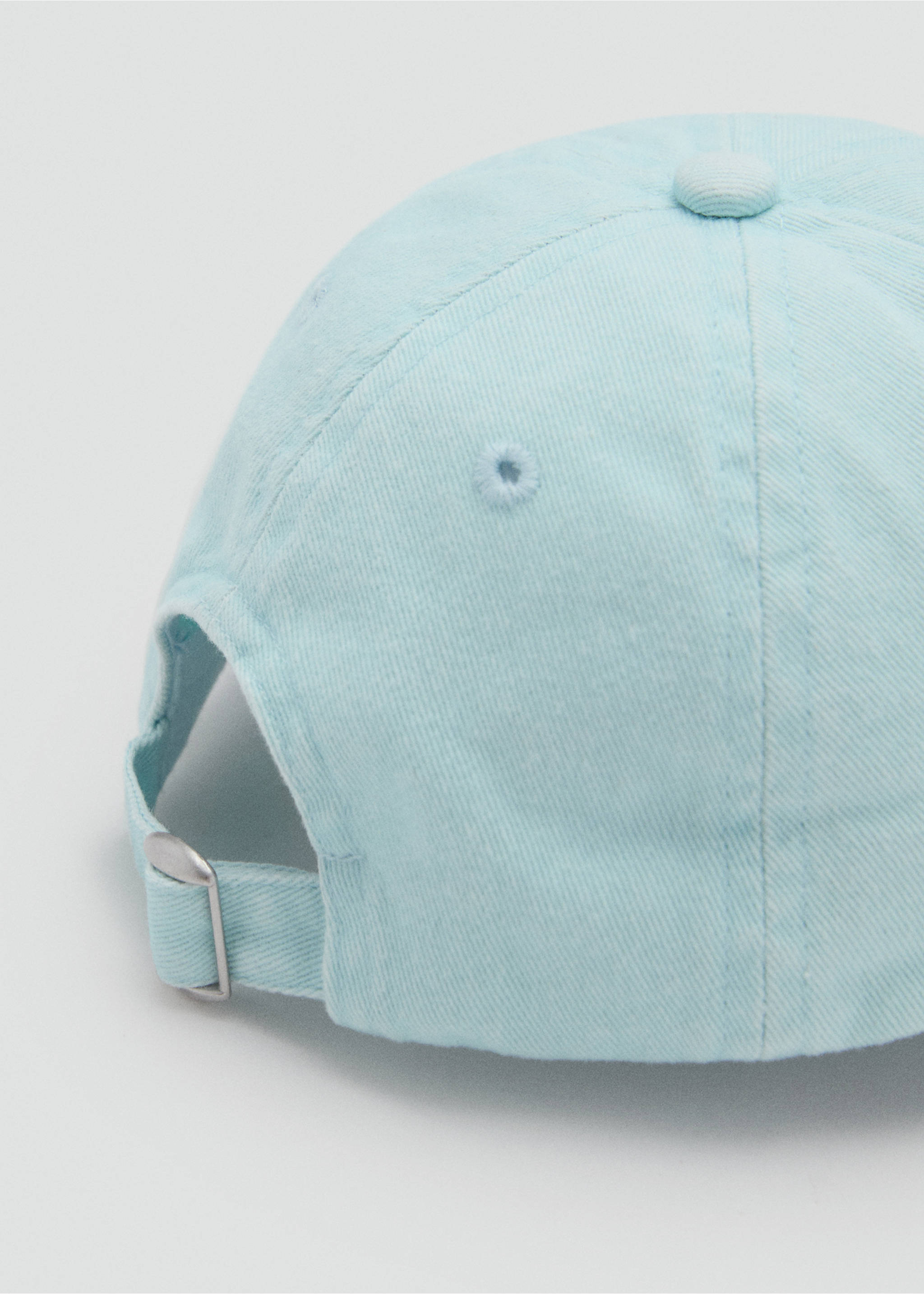 Casquette détail brodé - Détail de l'article 1, Turquoise. Ref: 87035973-00.