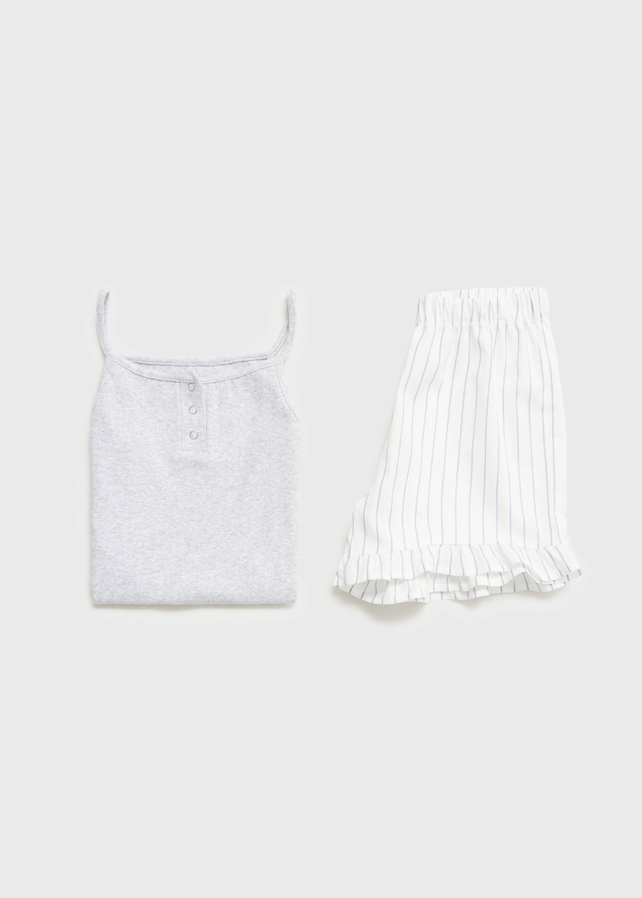 Combined cotton pyjamas - Details of the article 0