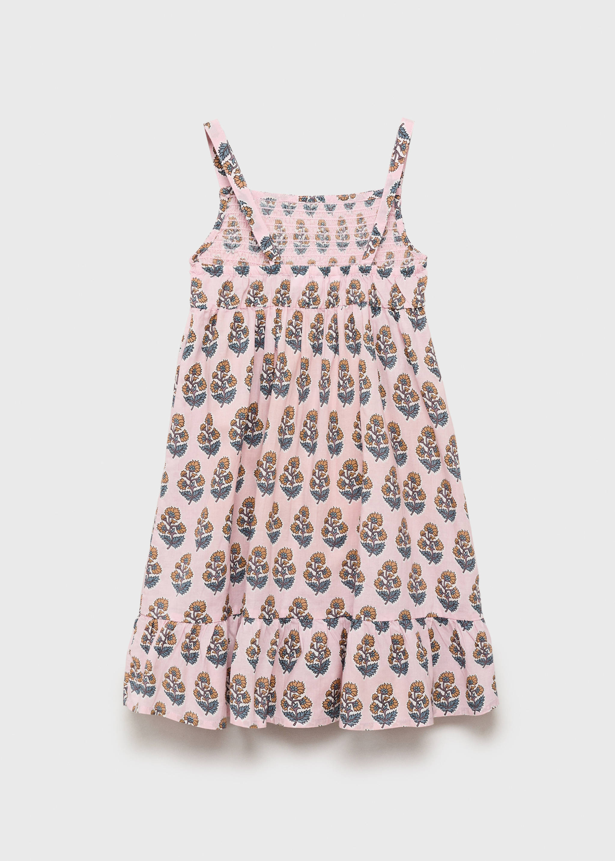 Flowers cotton dress - Reverse of the article