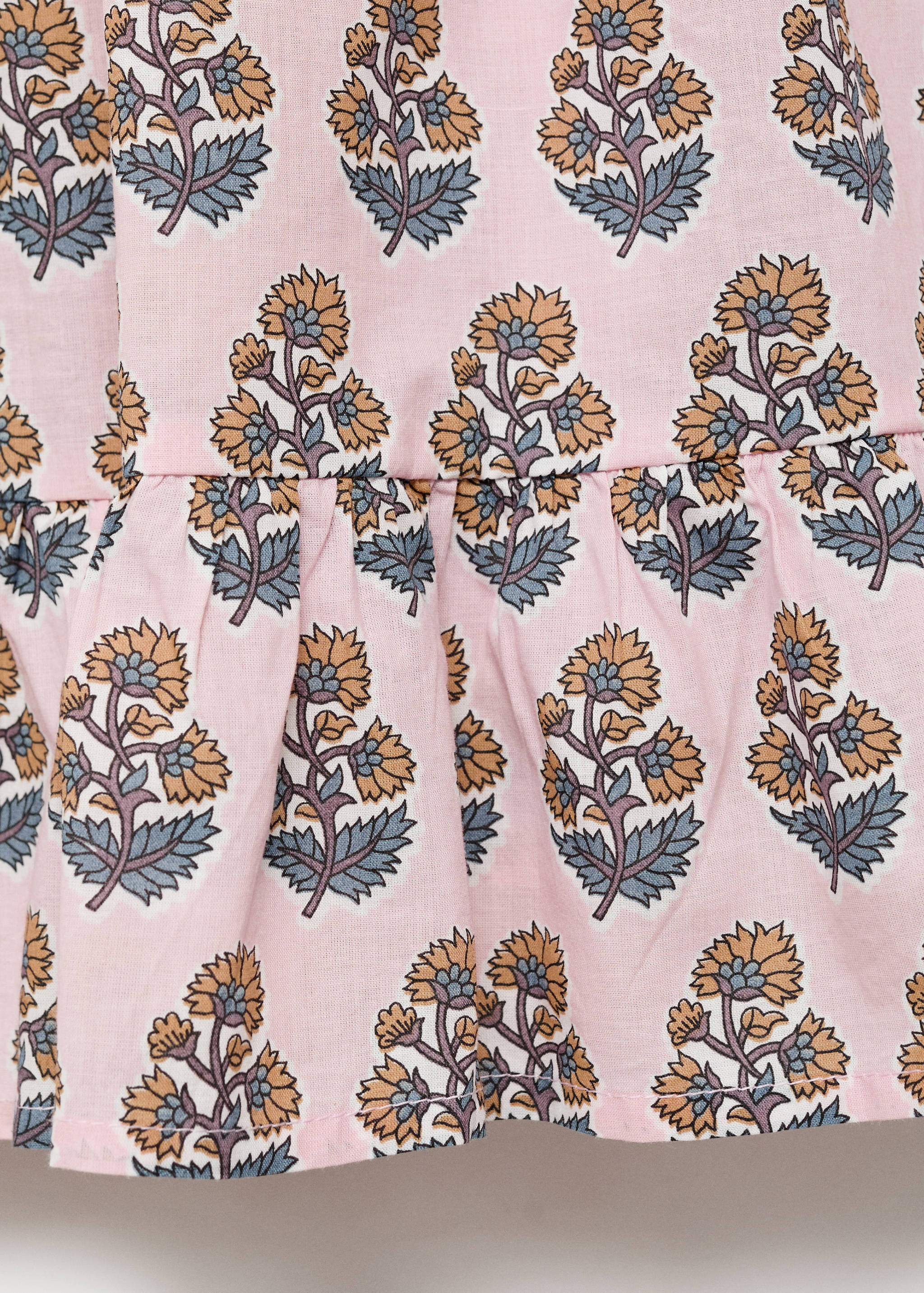 Flowers cotton dress - Details of the article 0