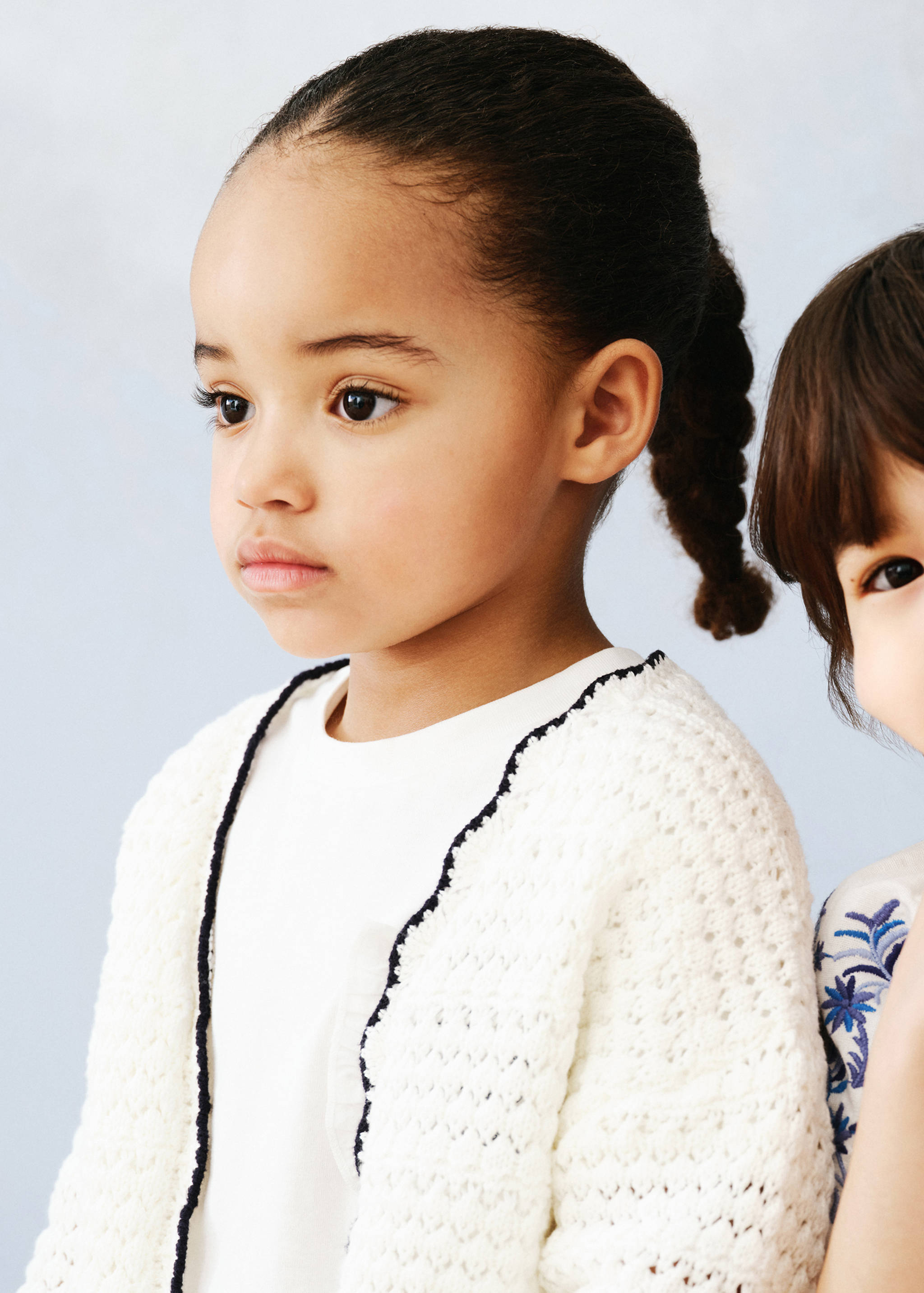 Contrast edge cardigan - General plane