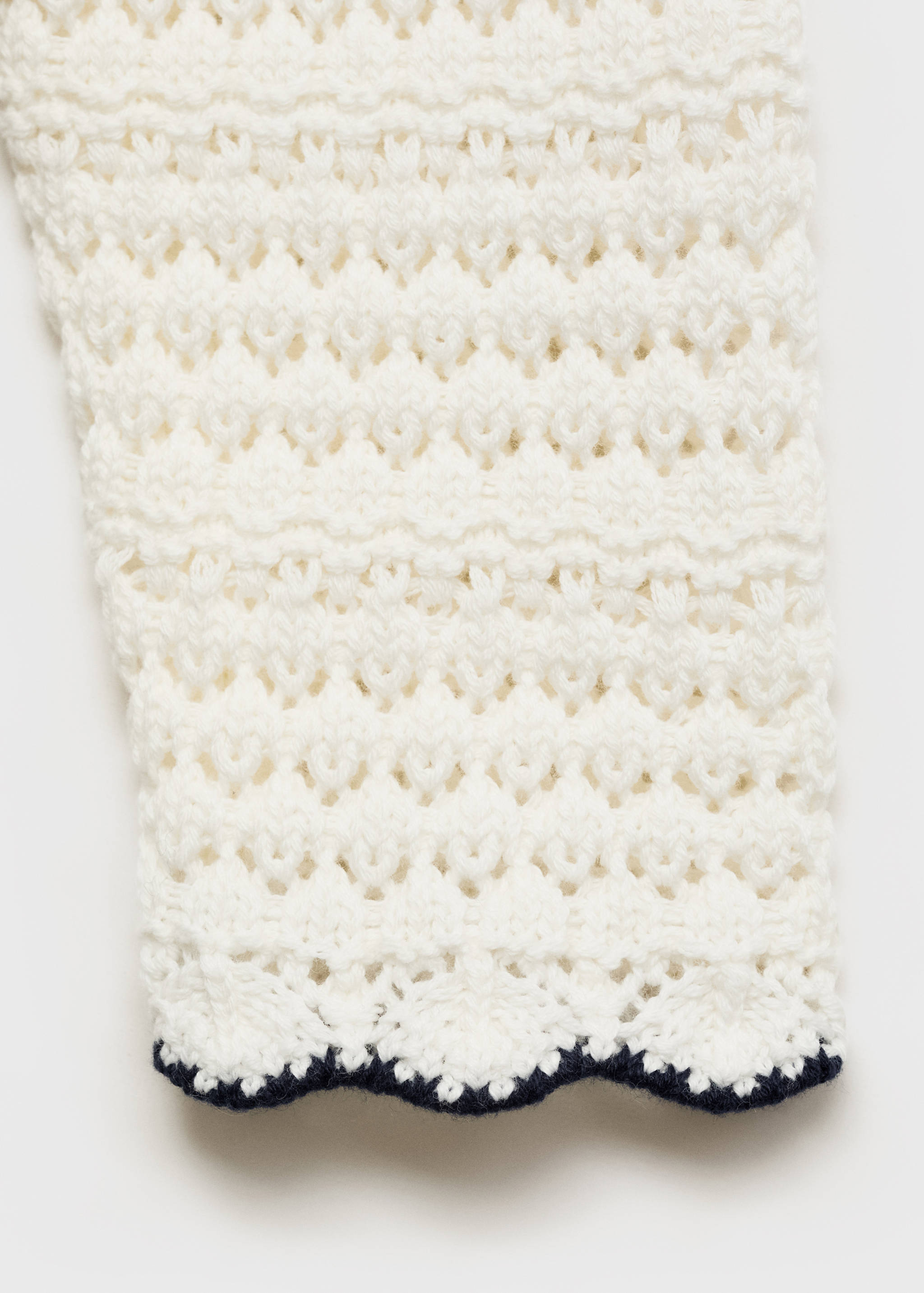 Contrast edge cardigan - Details of the article 0