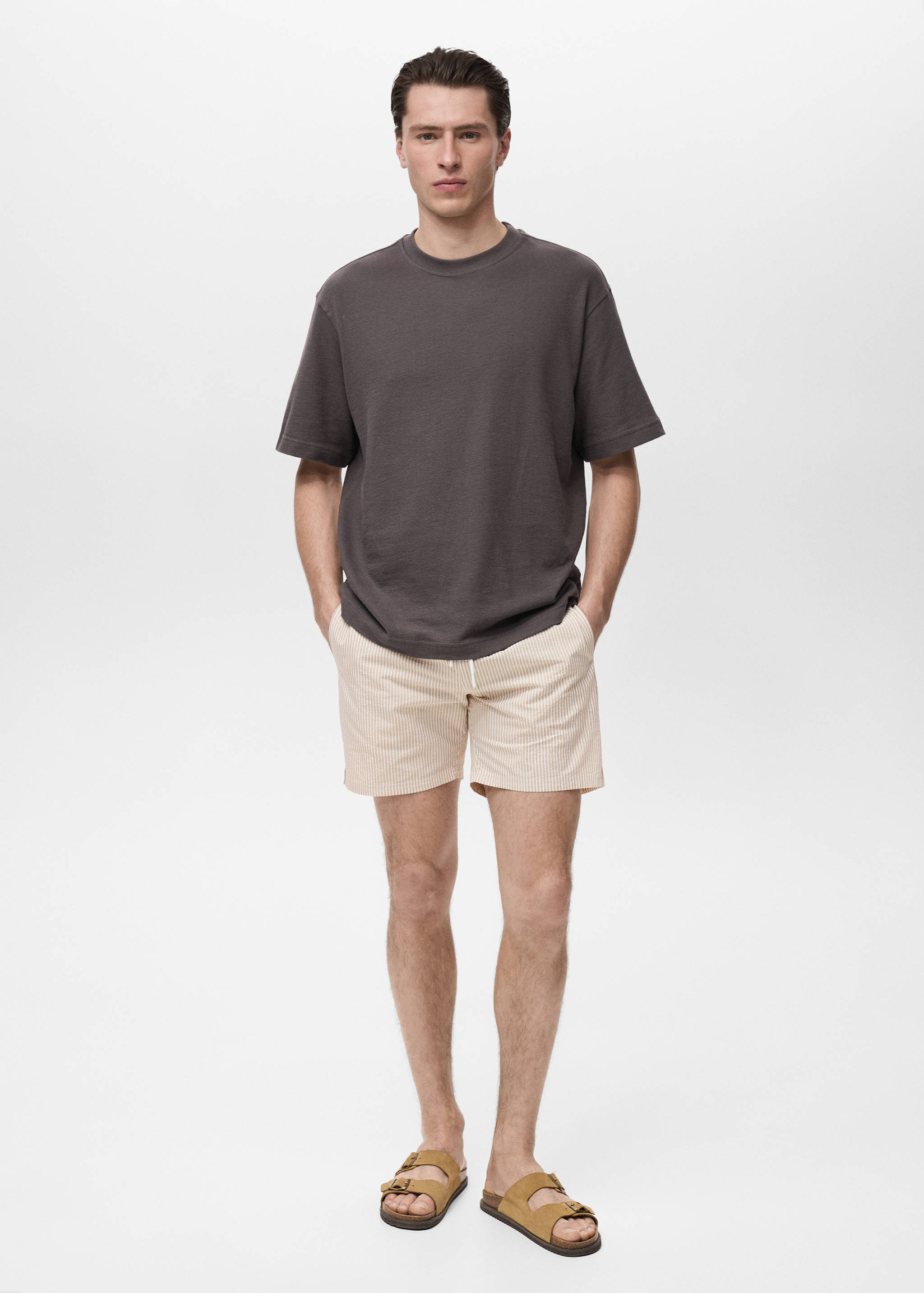 Bañador efecto seersucker - Plano general