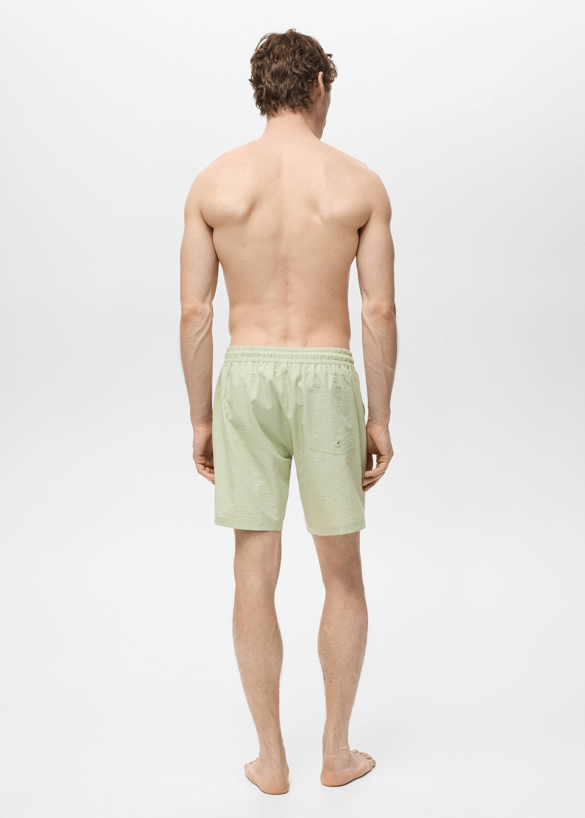 Bañador efecto seersucker - Reverso del artículo