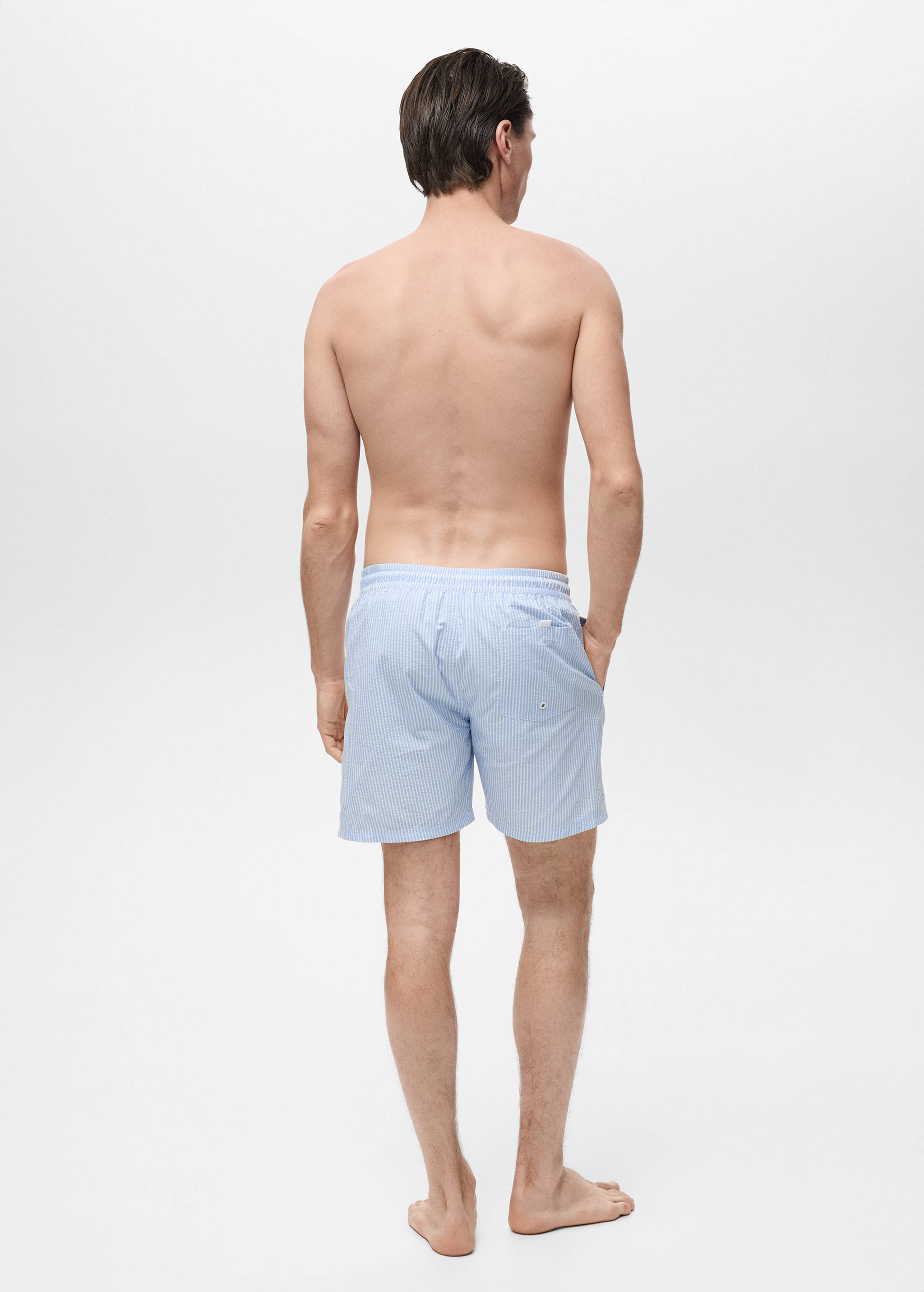 Bañador efecto seersucker - Reverso del artículo