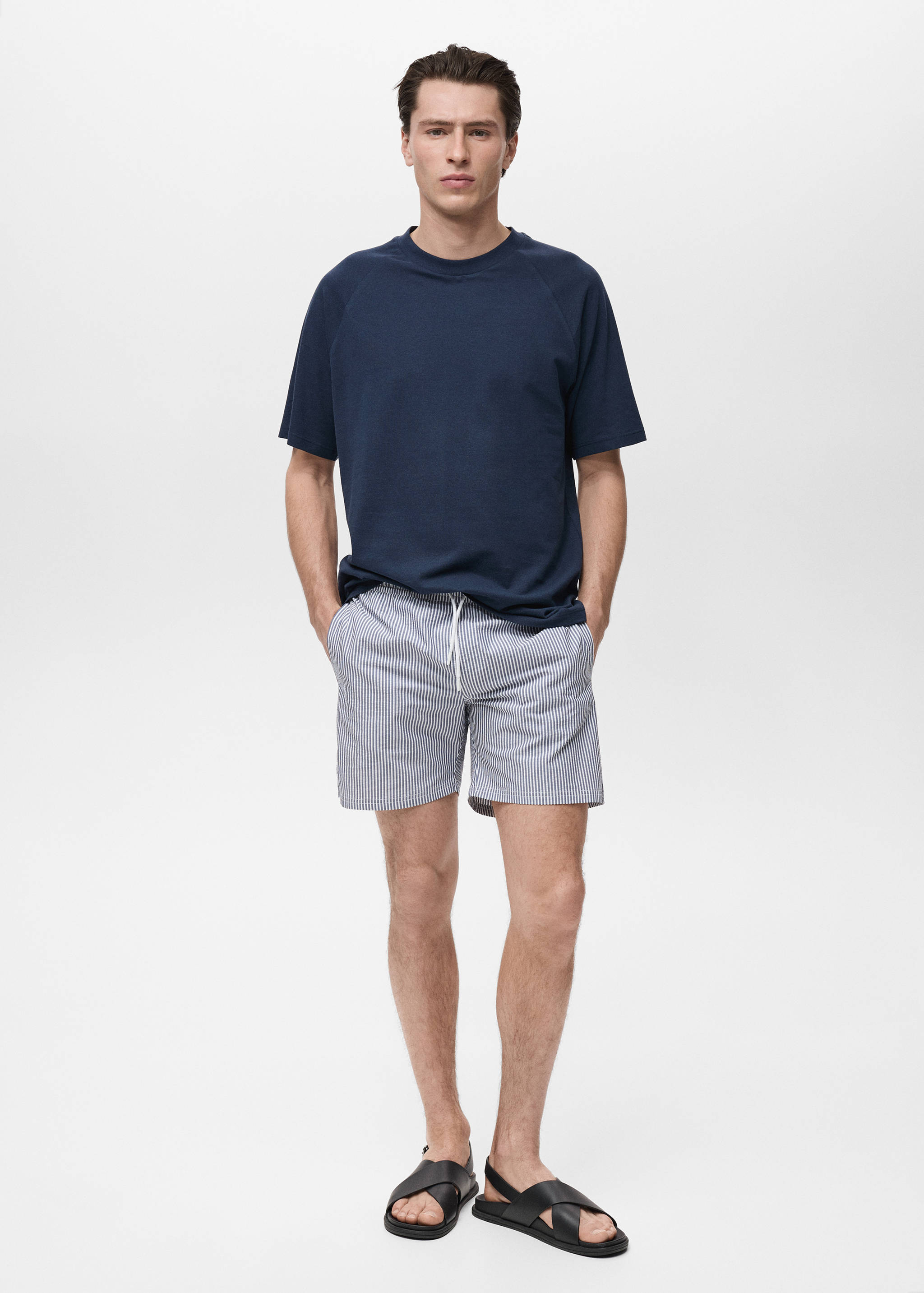 Bañador efecto seersucker - Plano general