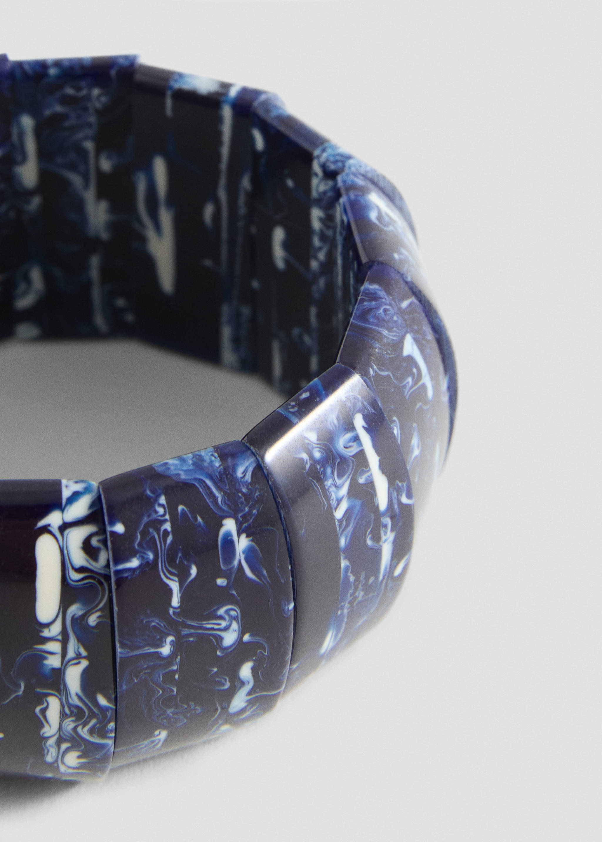 Tie-dye resin bracelet - Medium plane