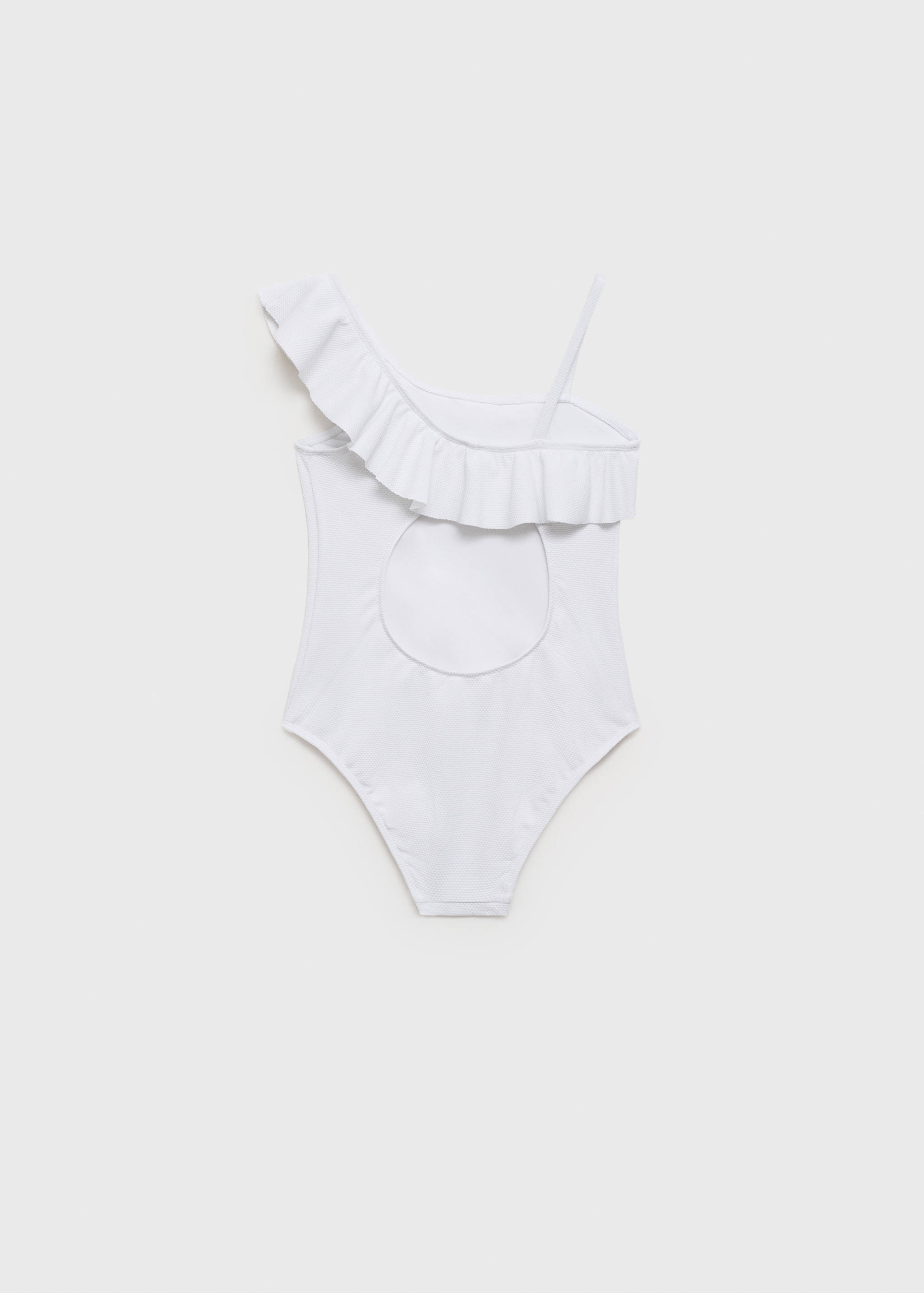 Asymmetric ruffle swimsuit - Reverse of the article