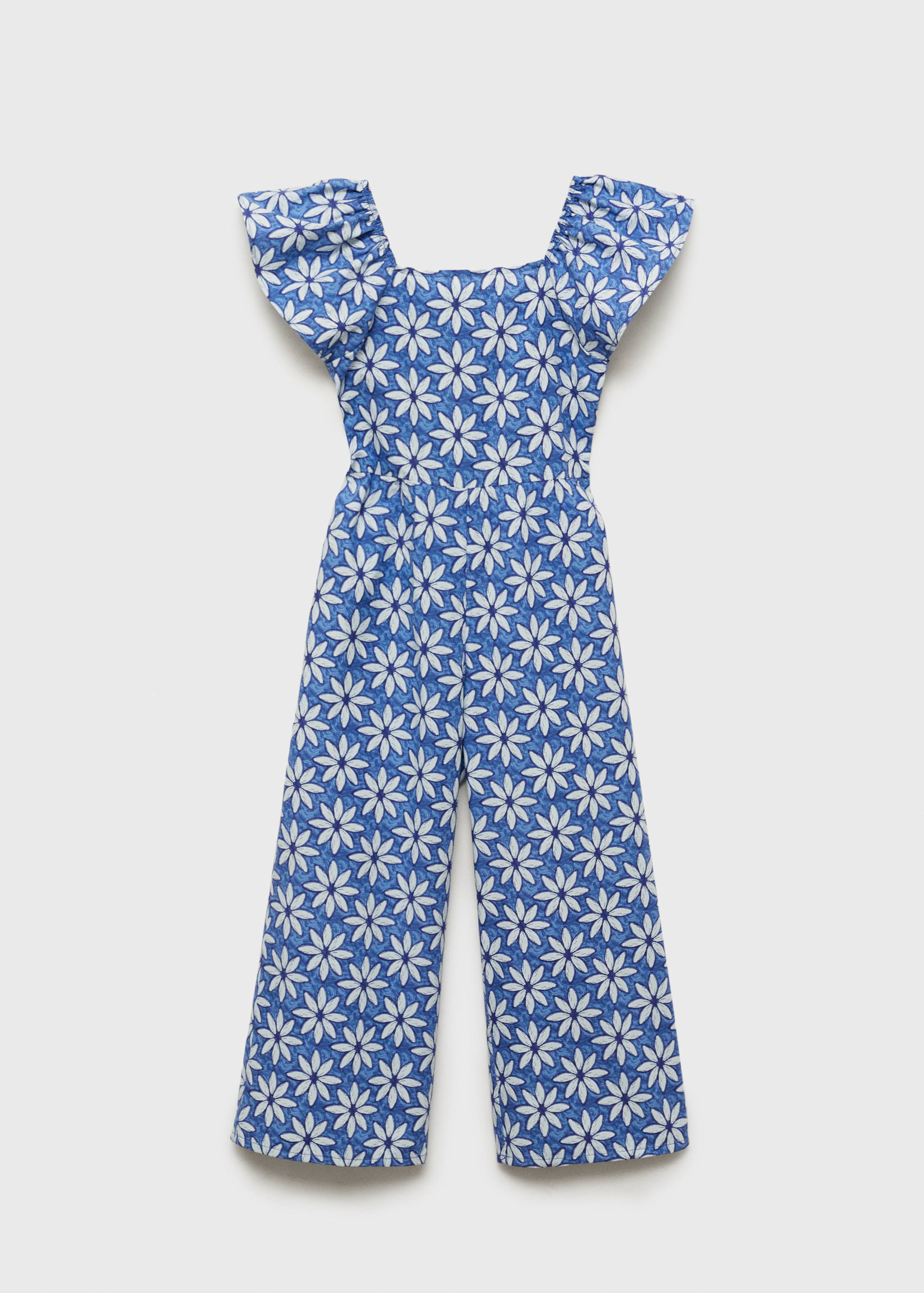 Combinaison à fleurs dos ouvert - Article sans modèle