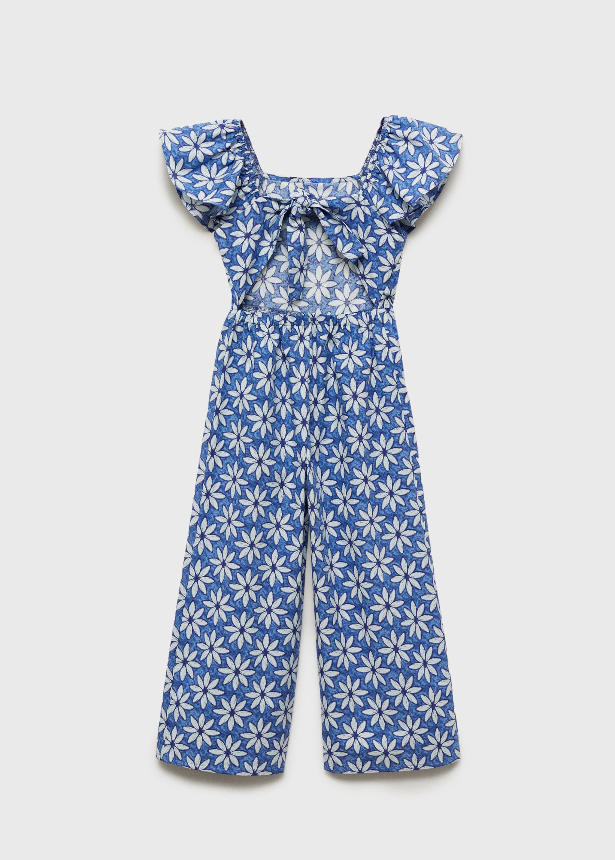 Combinaison à fleurs dos ouvert - Verso de l’article