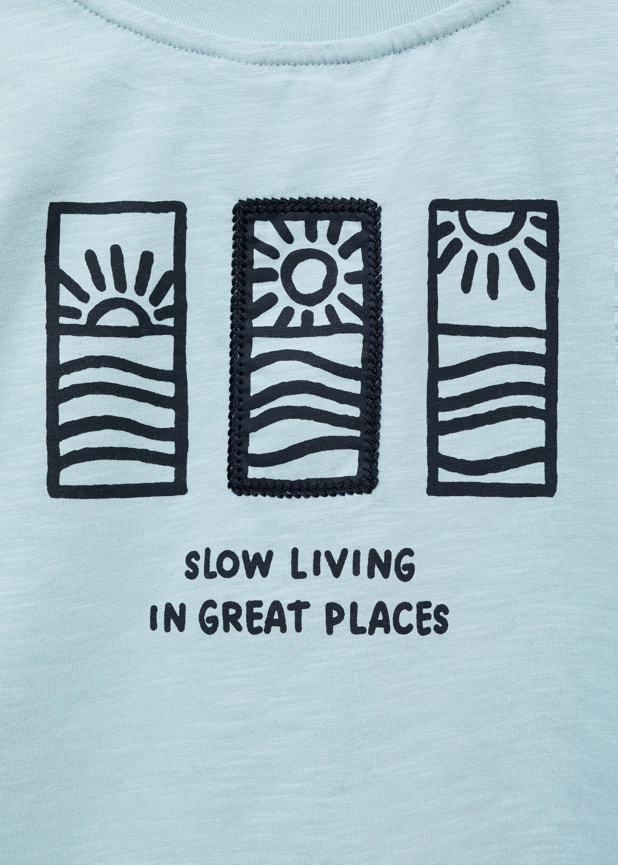 Short-sleeved printed t-shirt - Details of the article 0