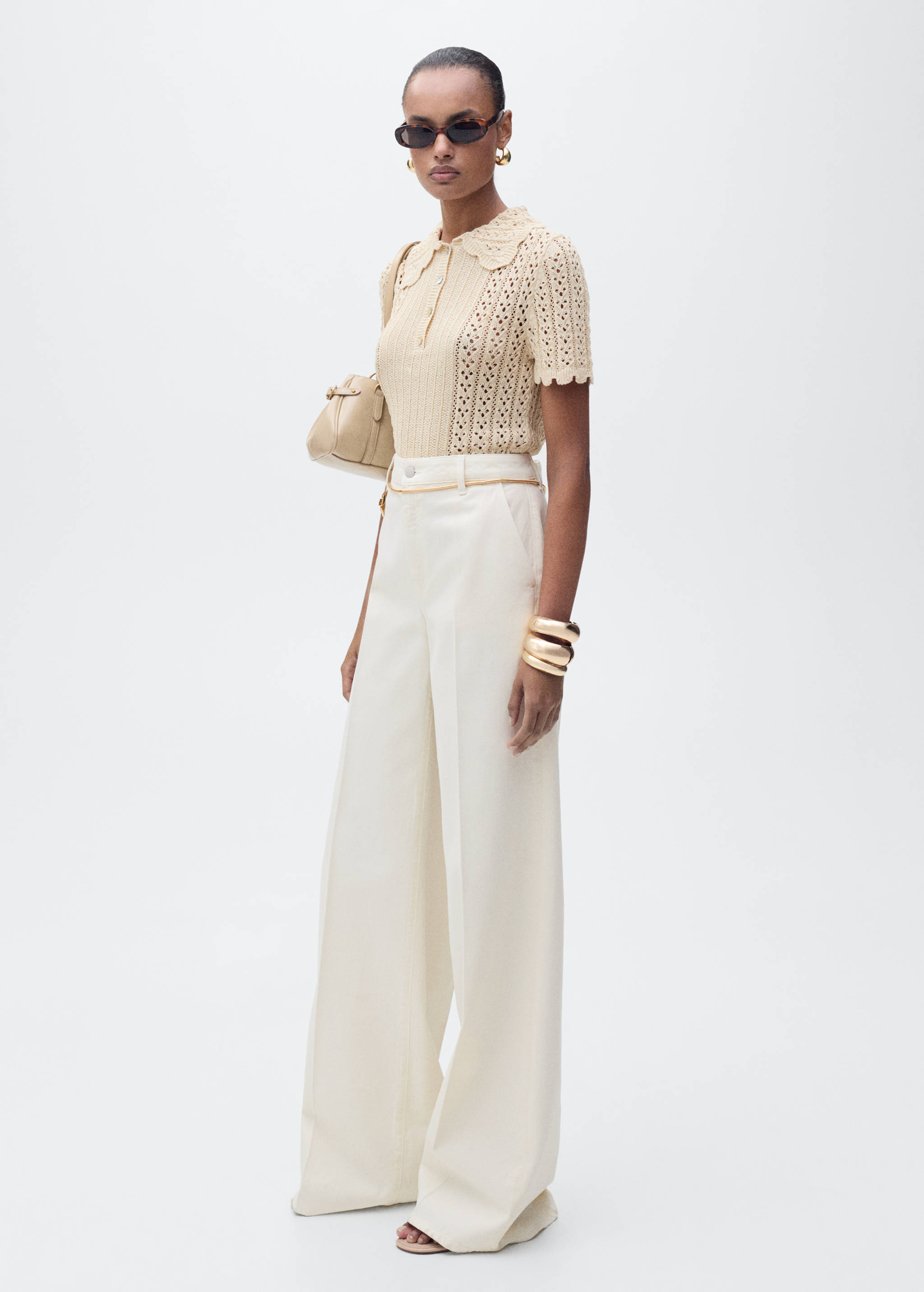 Weit geschnittene High-Waist-Jeans - Detail des Artikels 2