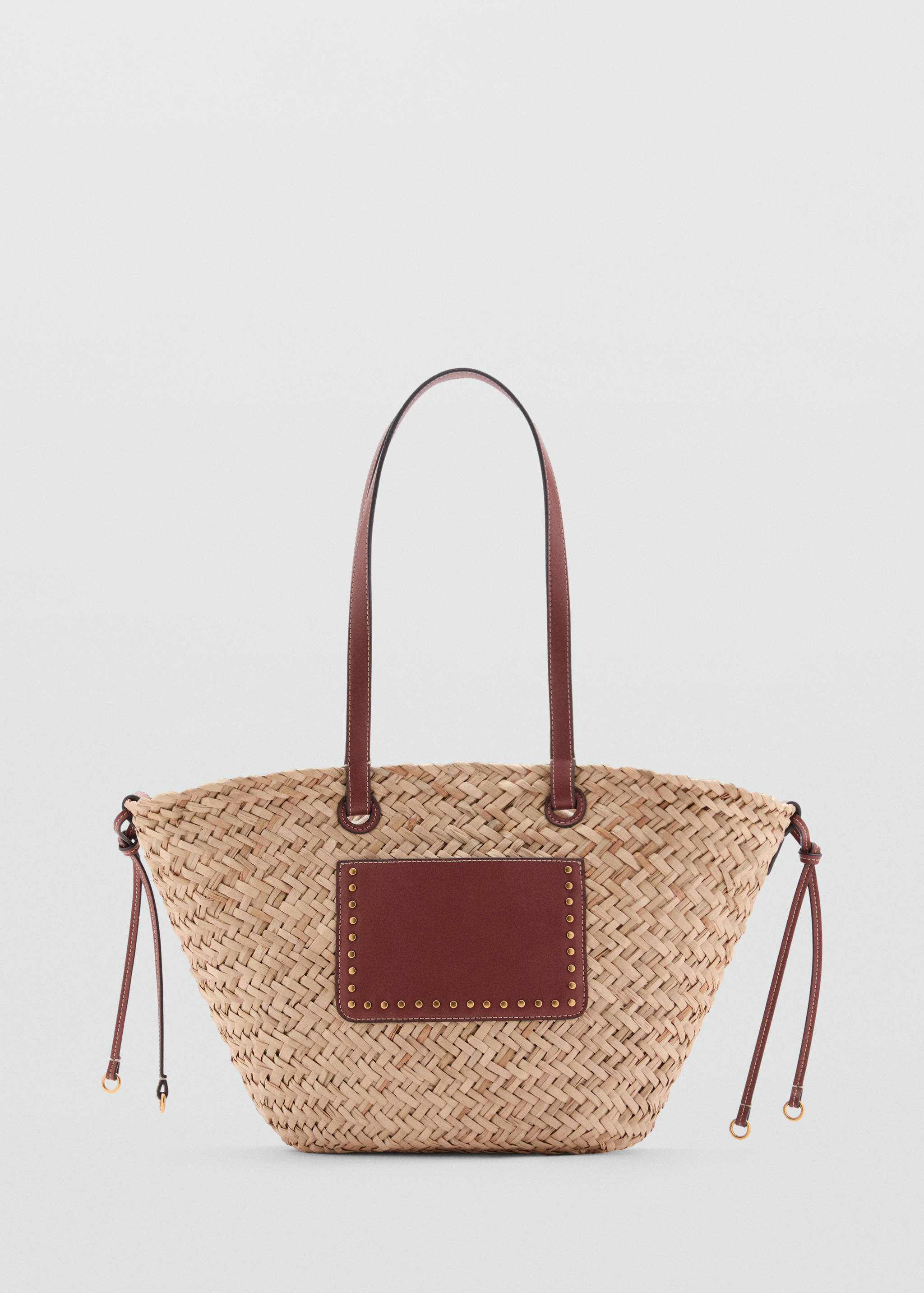 Large double-handle natural fibre basket - Article without model