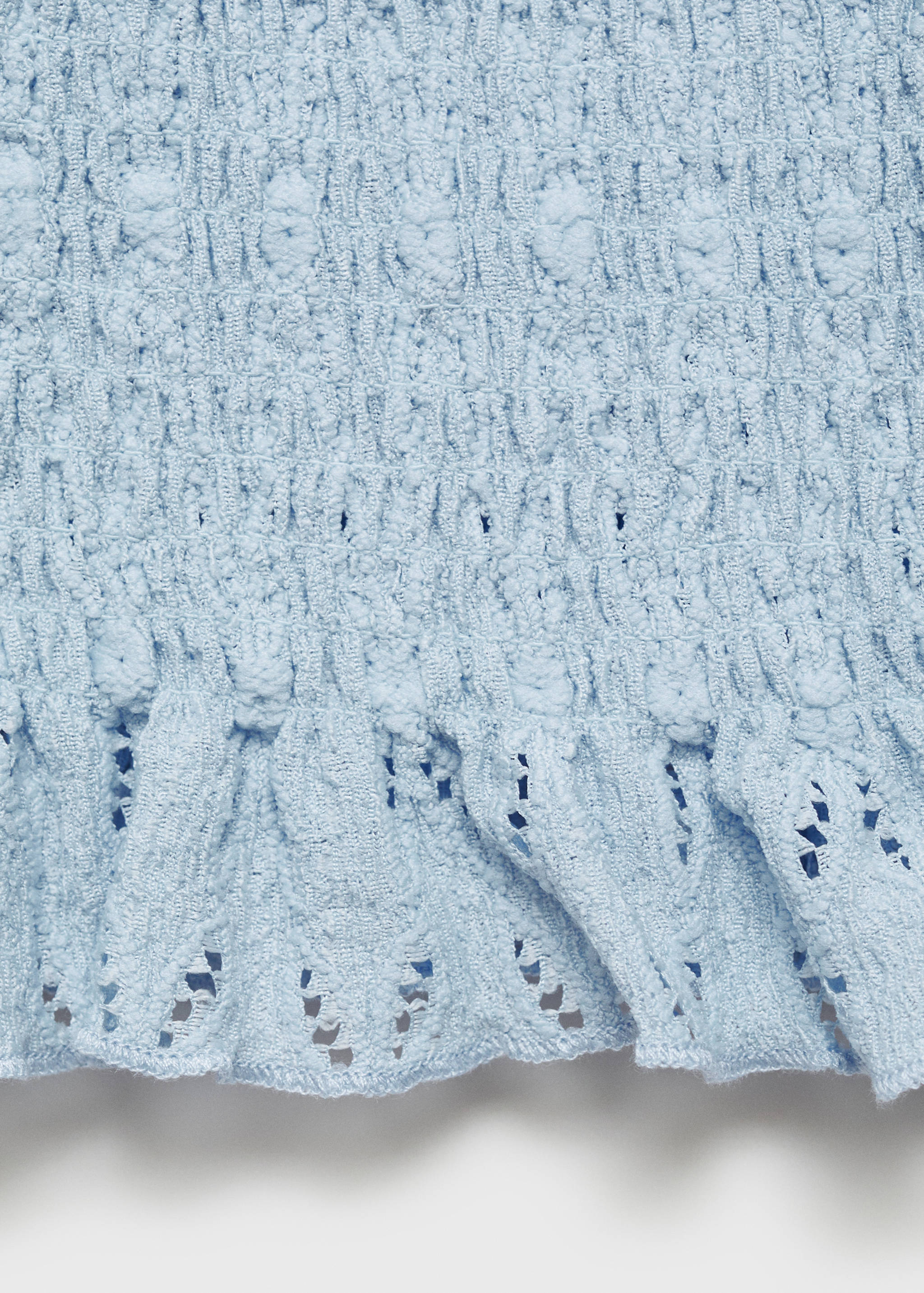 Schulterfreies Top mit Raffdetails - Detail des Artikels 0