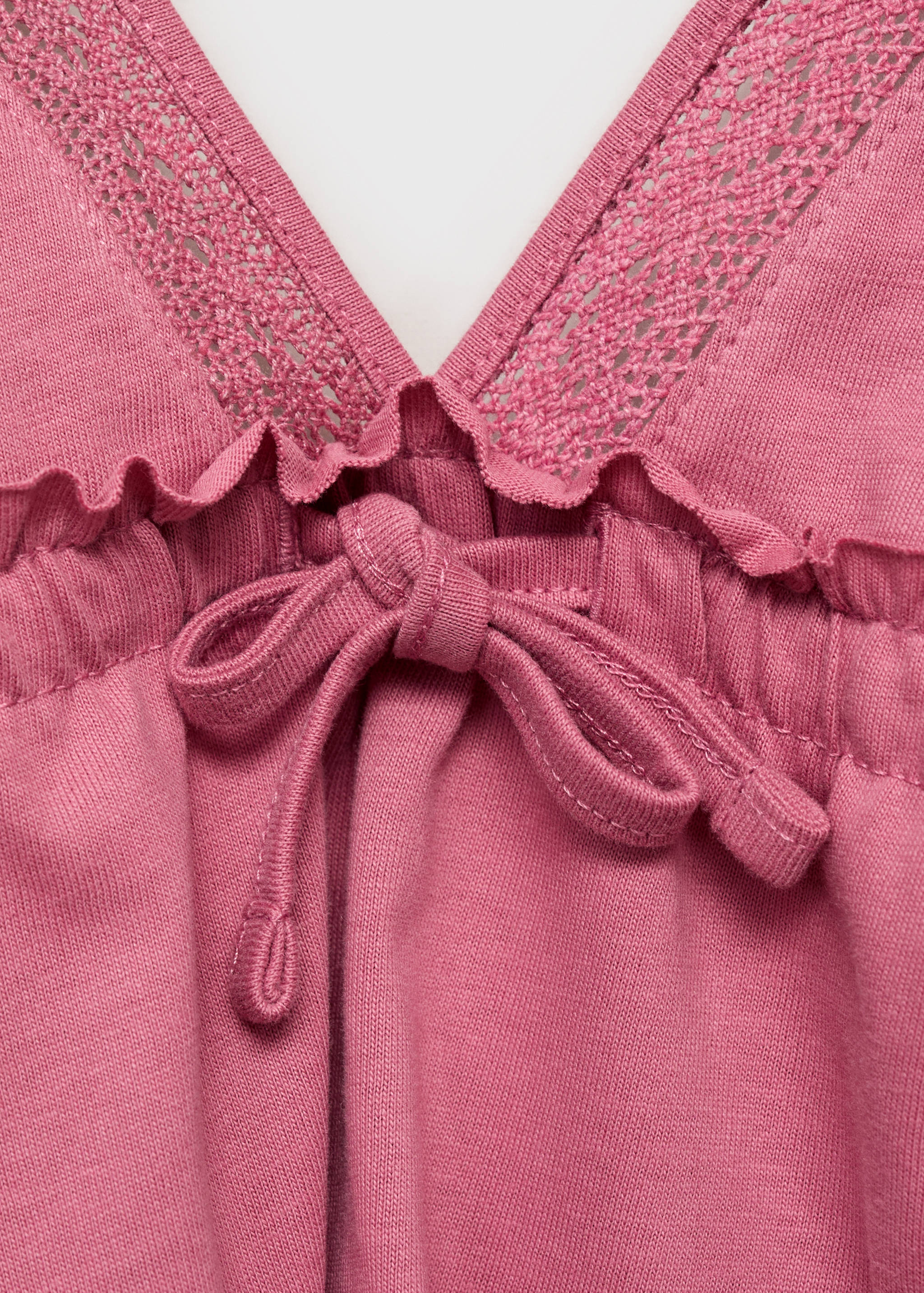 Ruffled top with bow - Details of the article 8