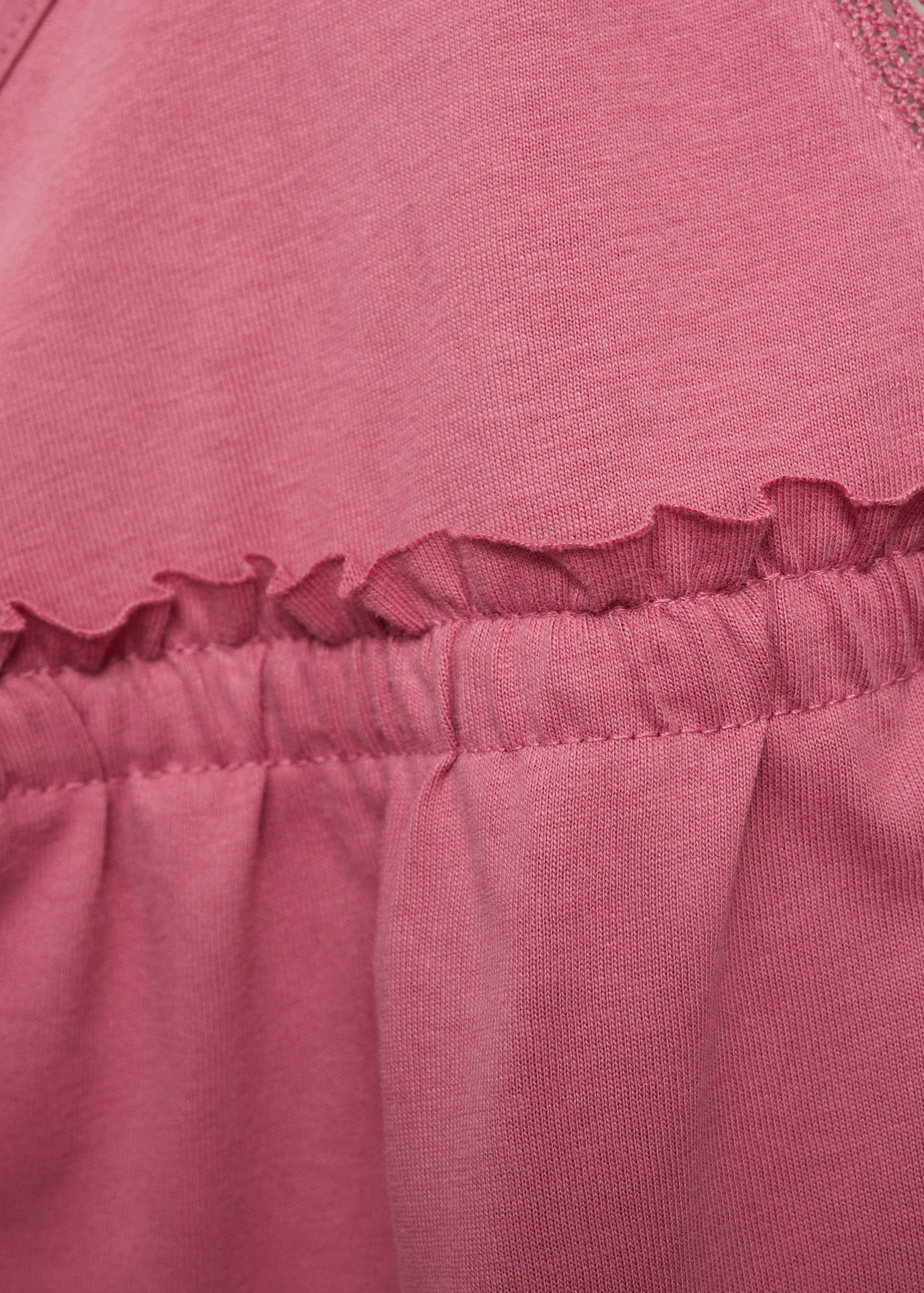 Ruffled top with bow - Details of the article 0