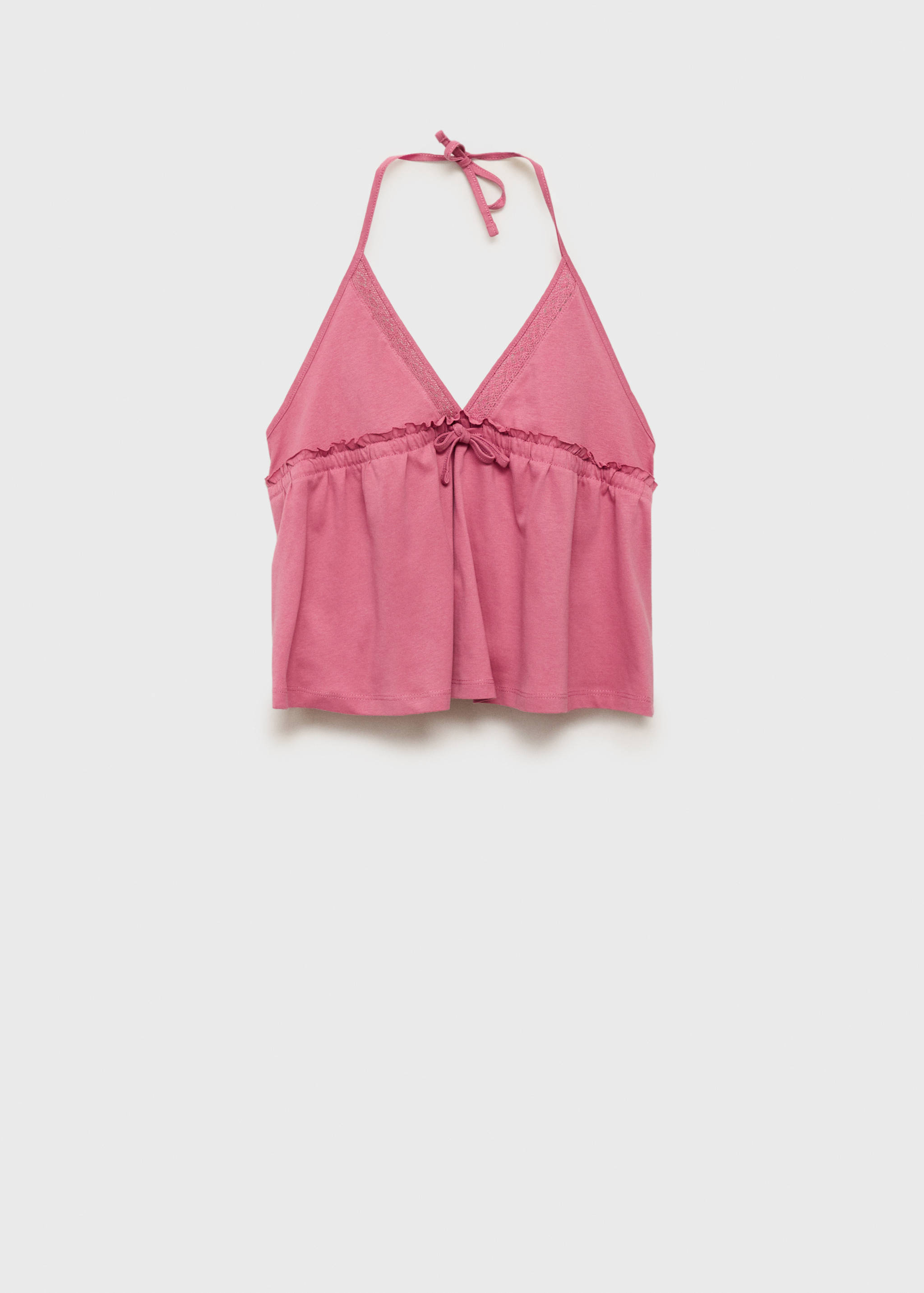 Ruffled top with bow - Article without model