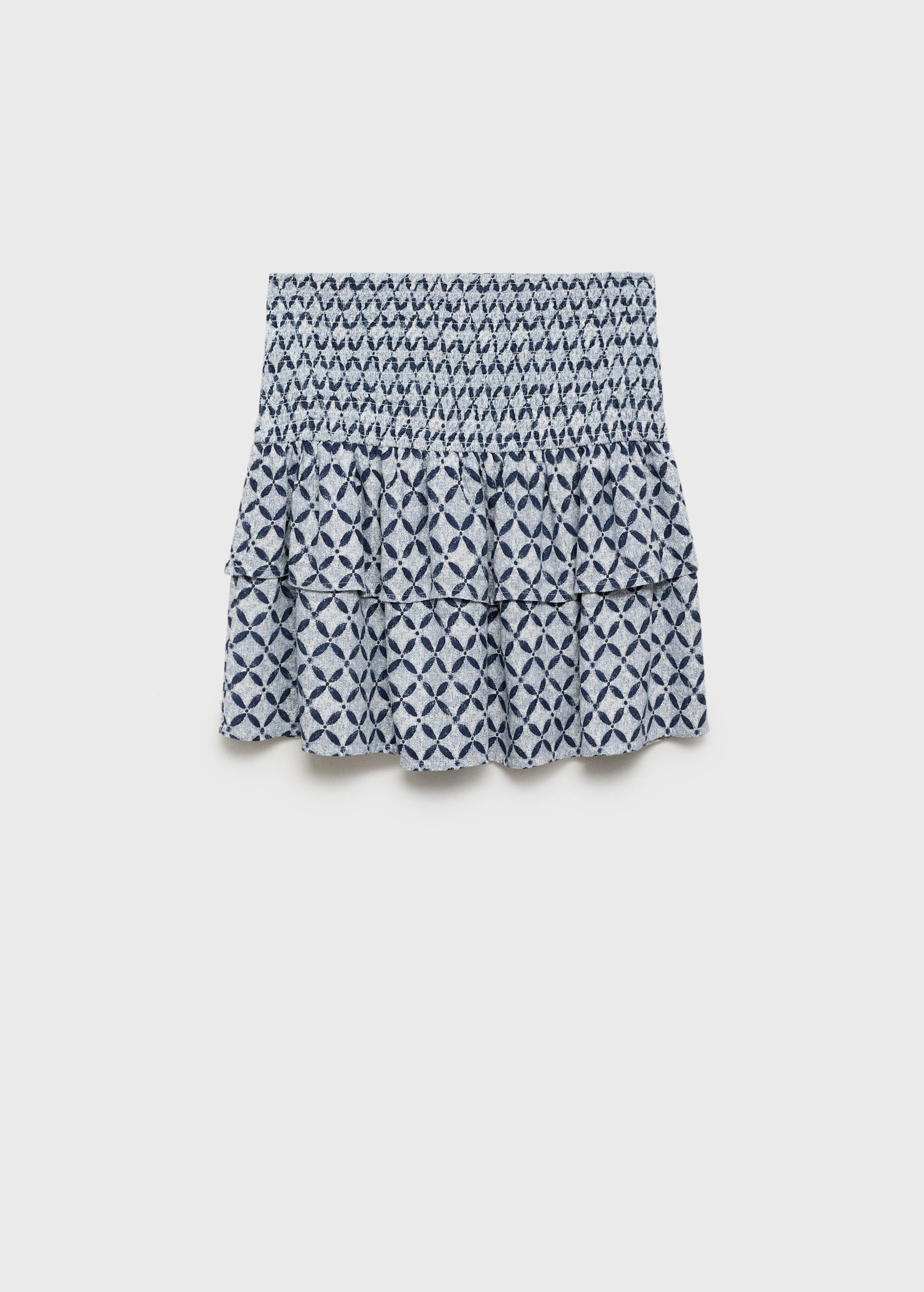 Printed skirt with ruffles - Article without model
