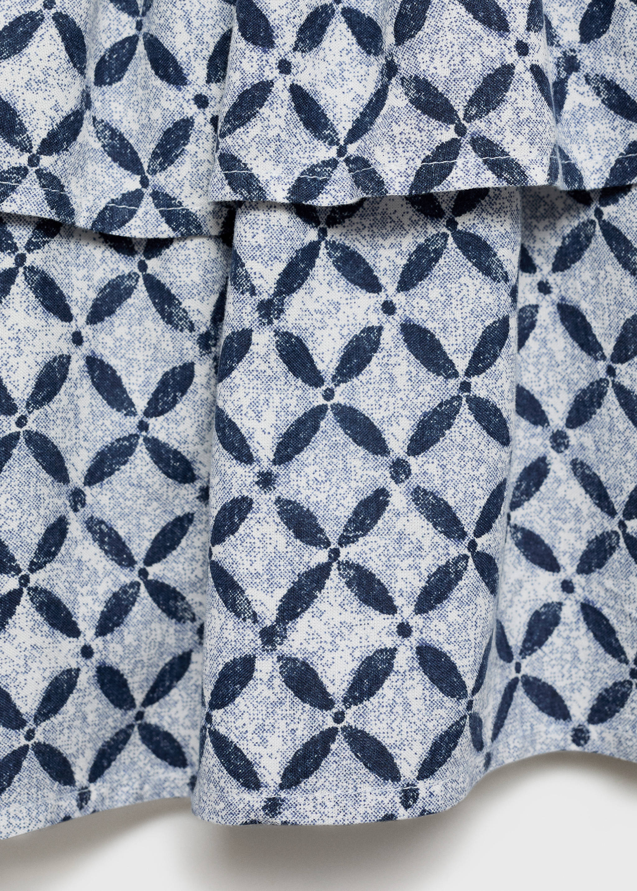 Printed skirt with ruffles - Details of the article 0