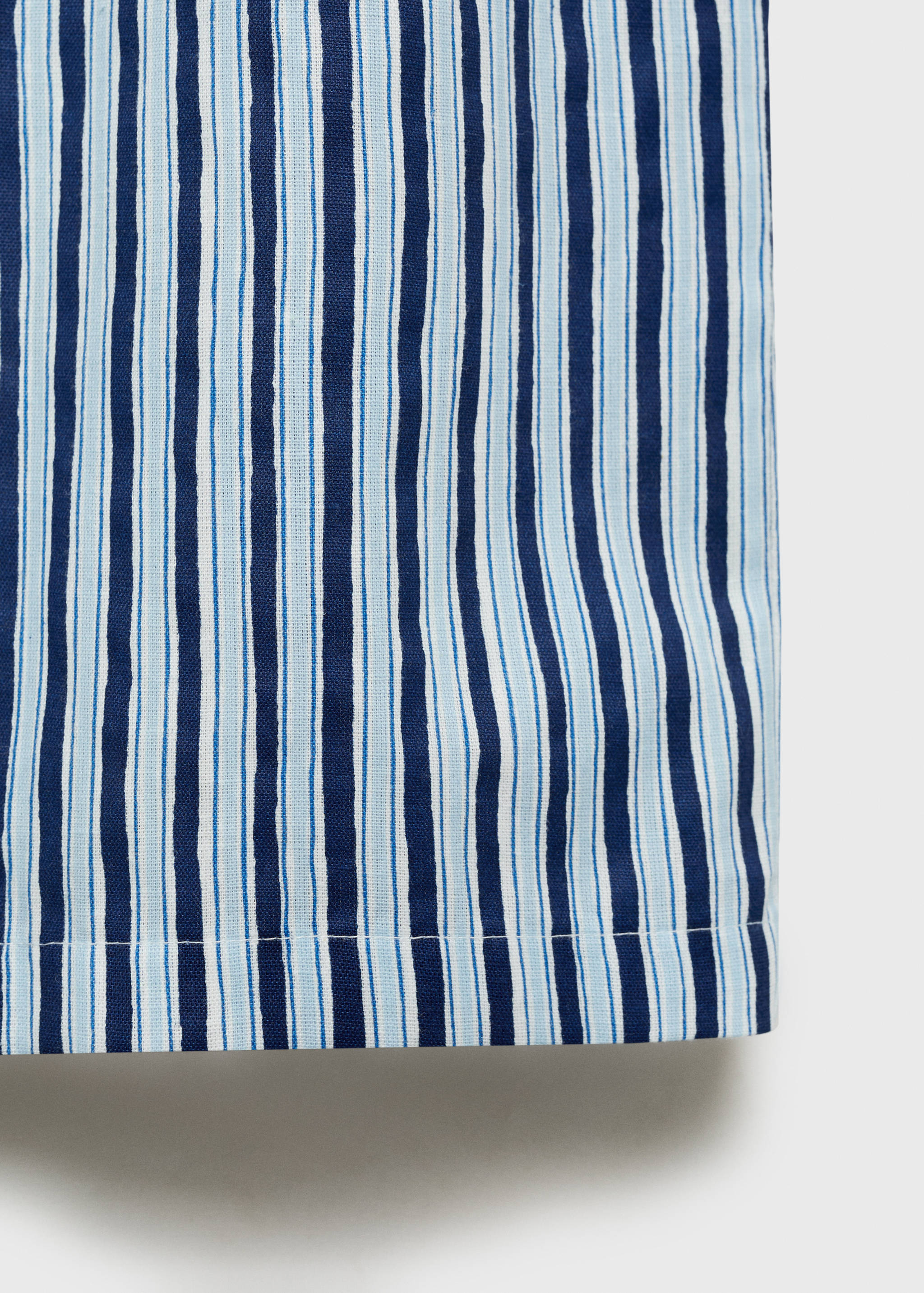 Прямые брюки в полоску - Деталь изделия 0