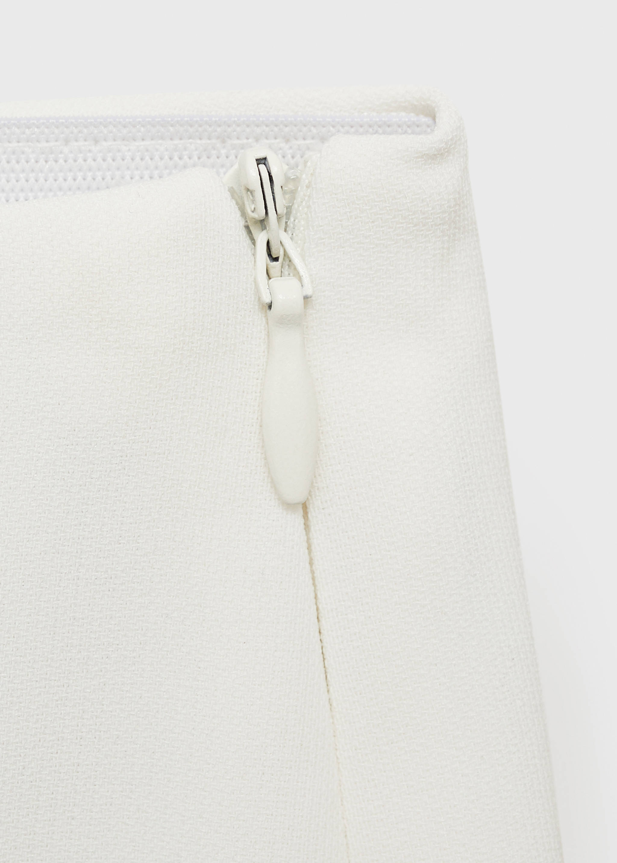 High-waist straight-fit suit trousers - Details of the article 0