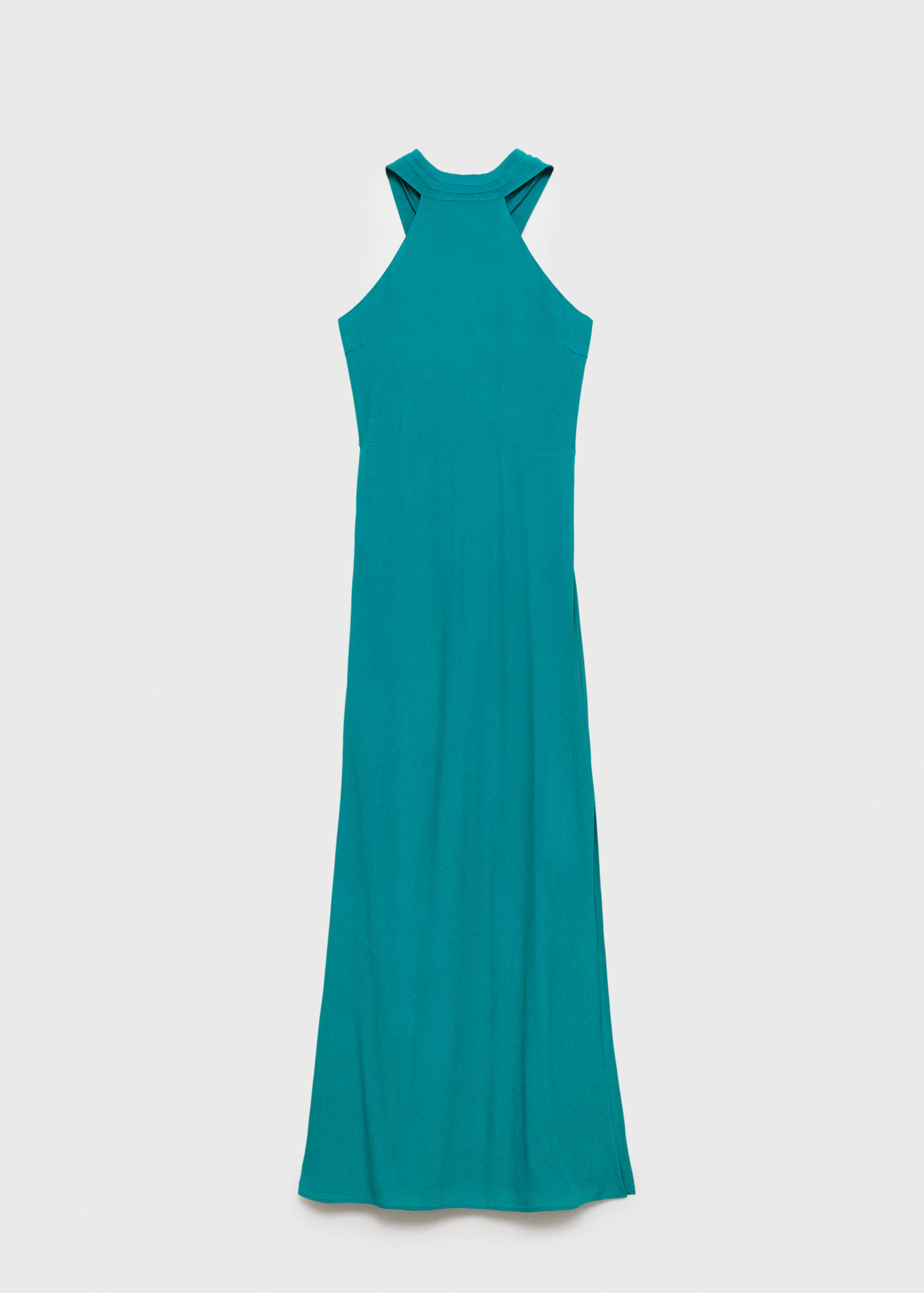 Long halter-neck dress - Article without model