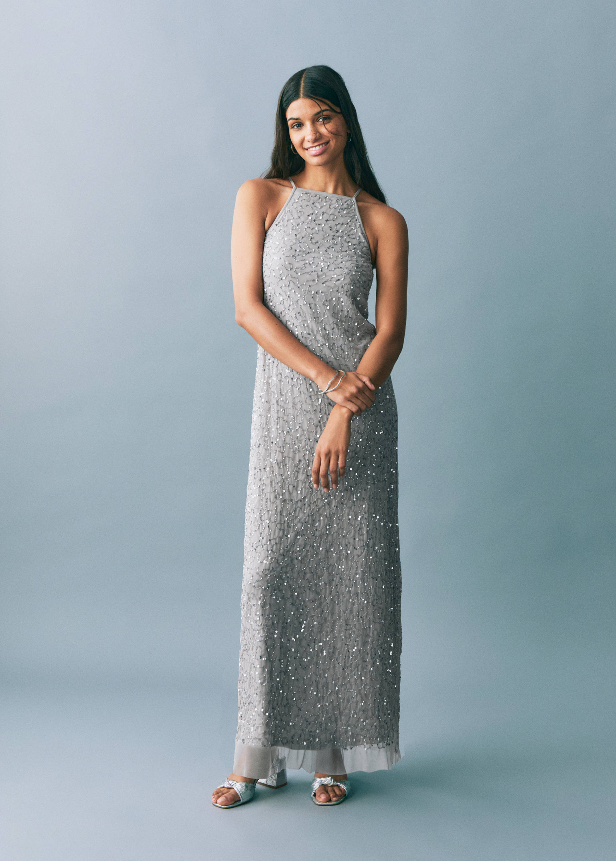 Robe en tulle cristaux - Plan général