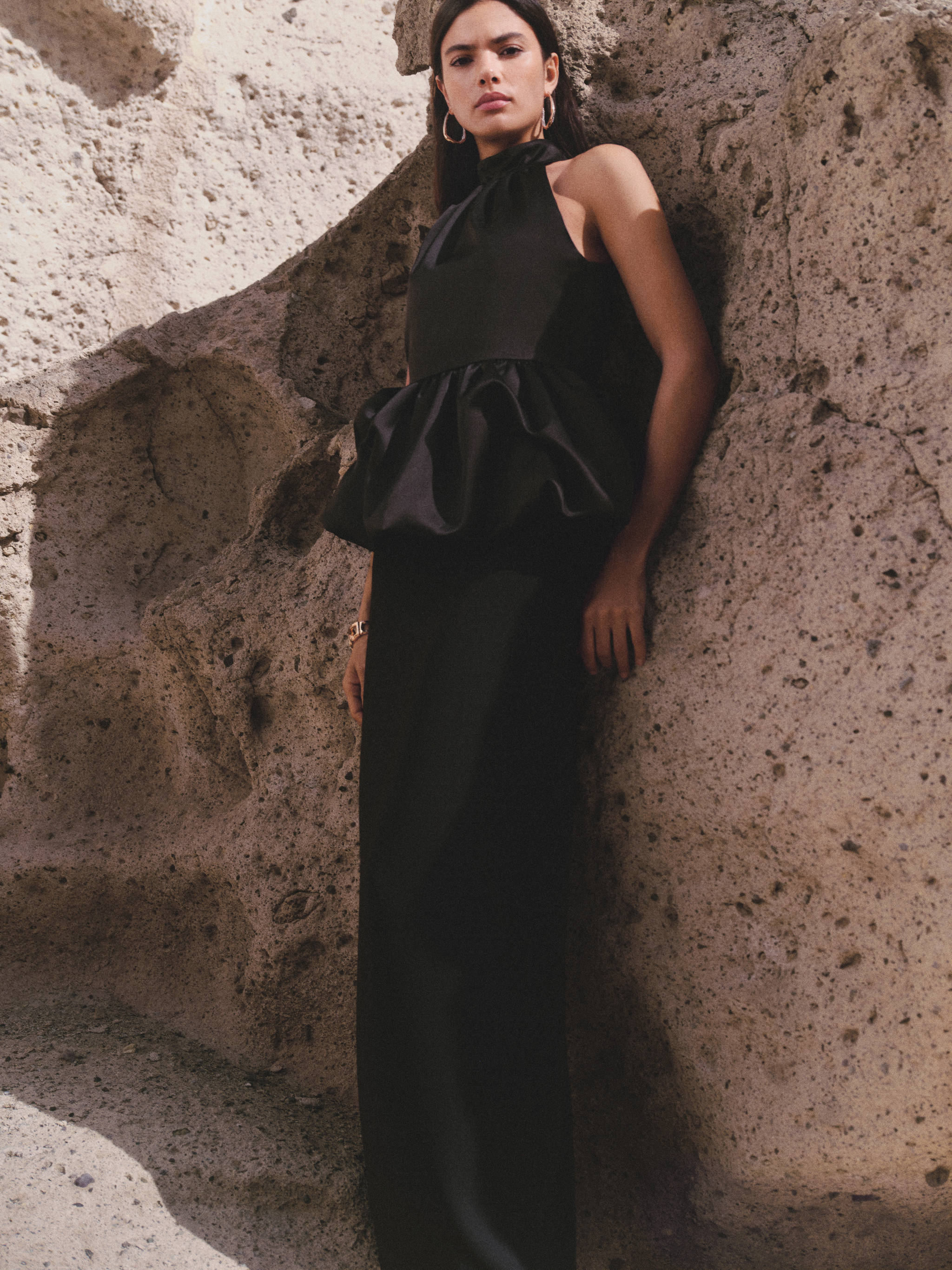 Balloon-effect halter-neck top - Details of the article 6