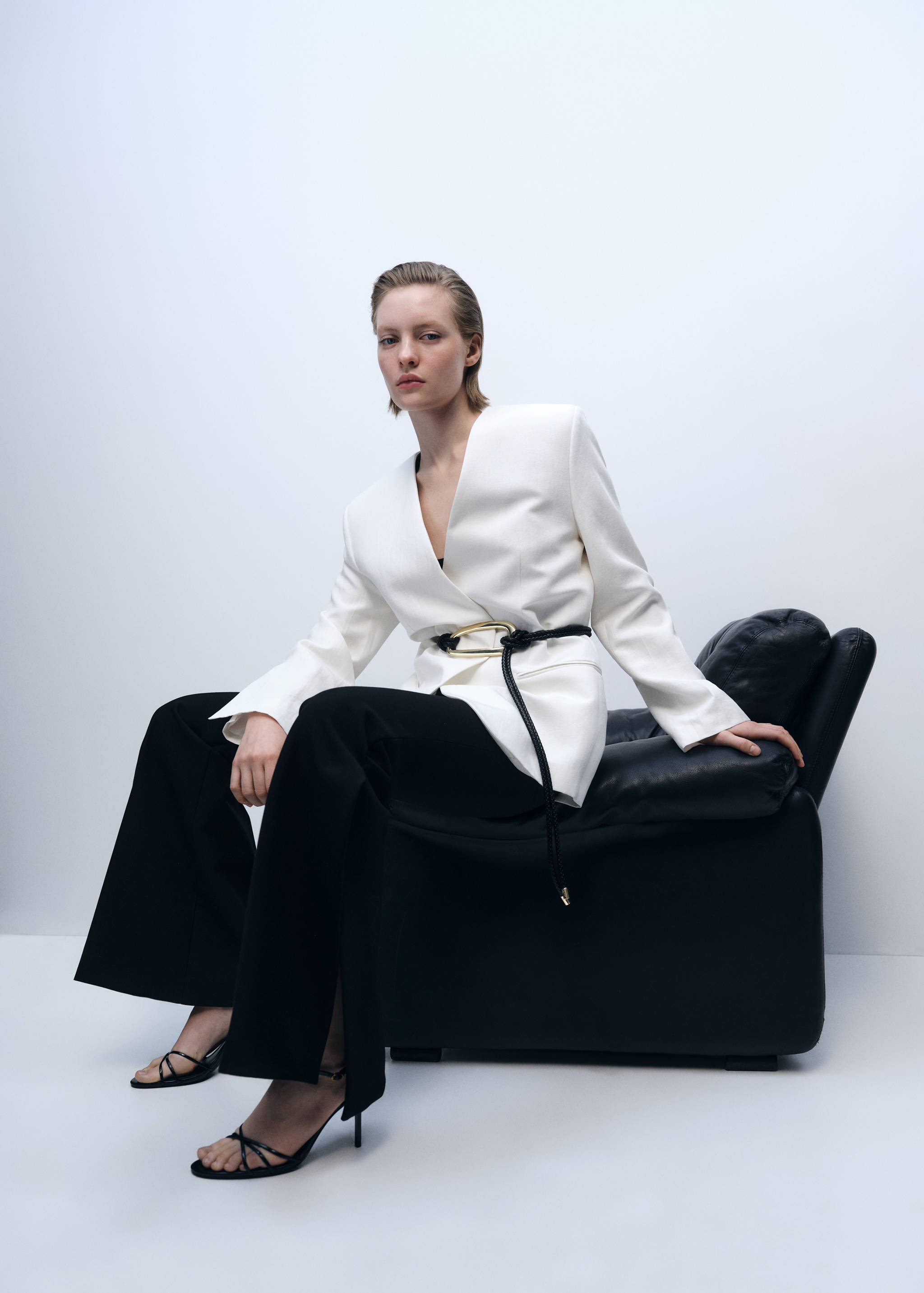 Maxi wide leg suit pants - Details of the article 2