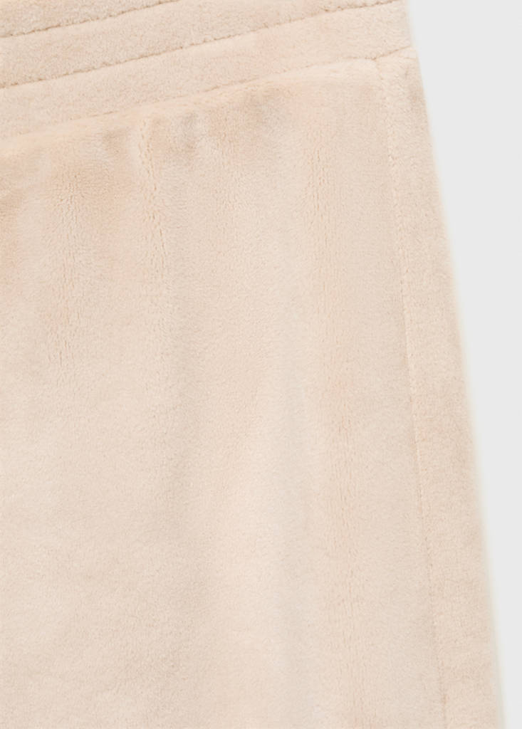 Soft-touch velour trousers — Light/Pastel Grey