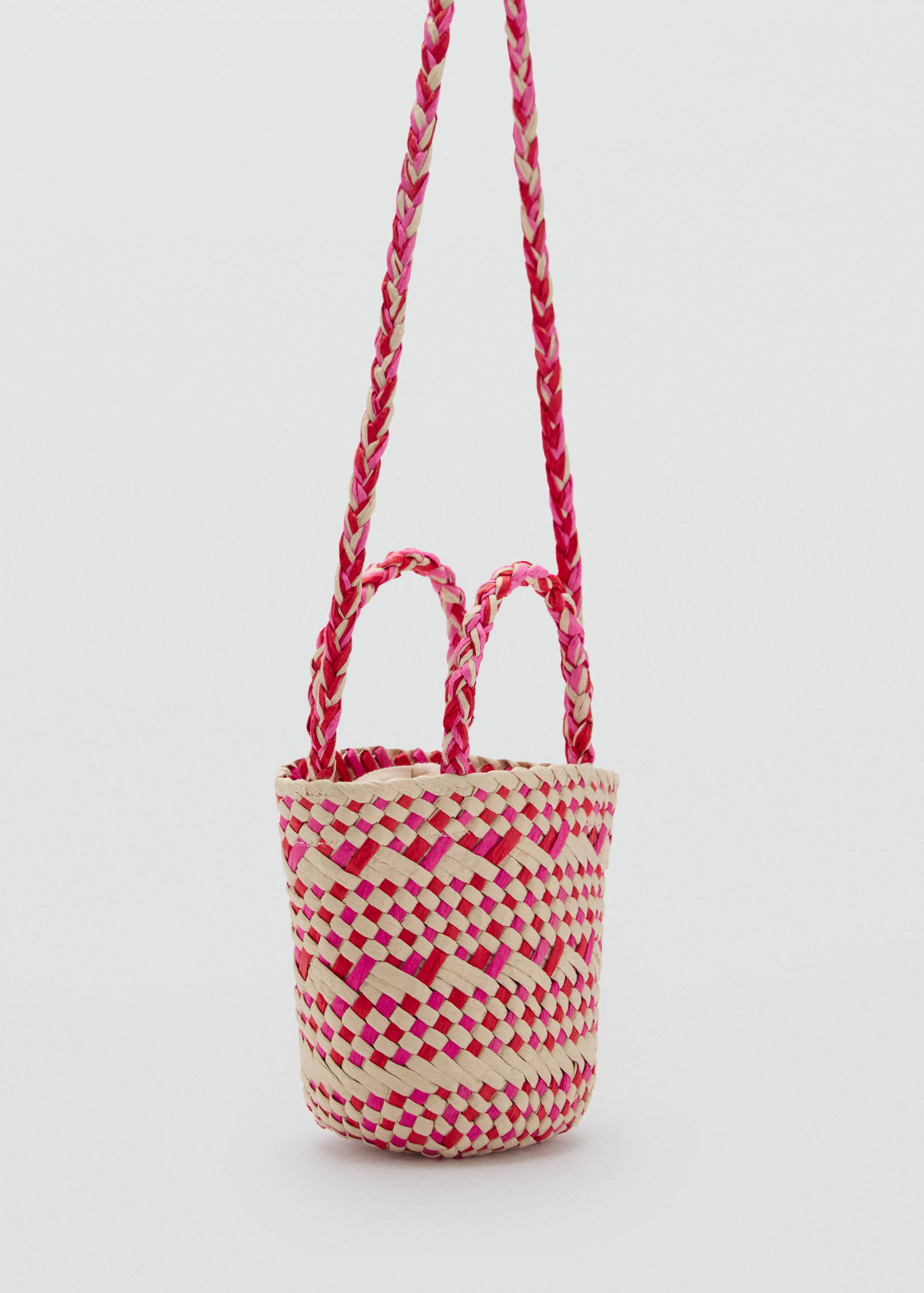Braided mini bag - Medium plane